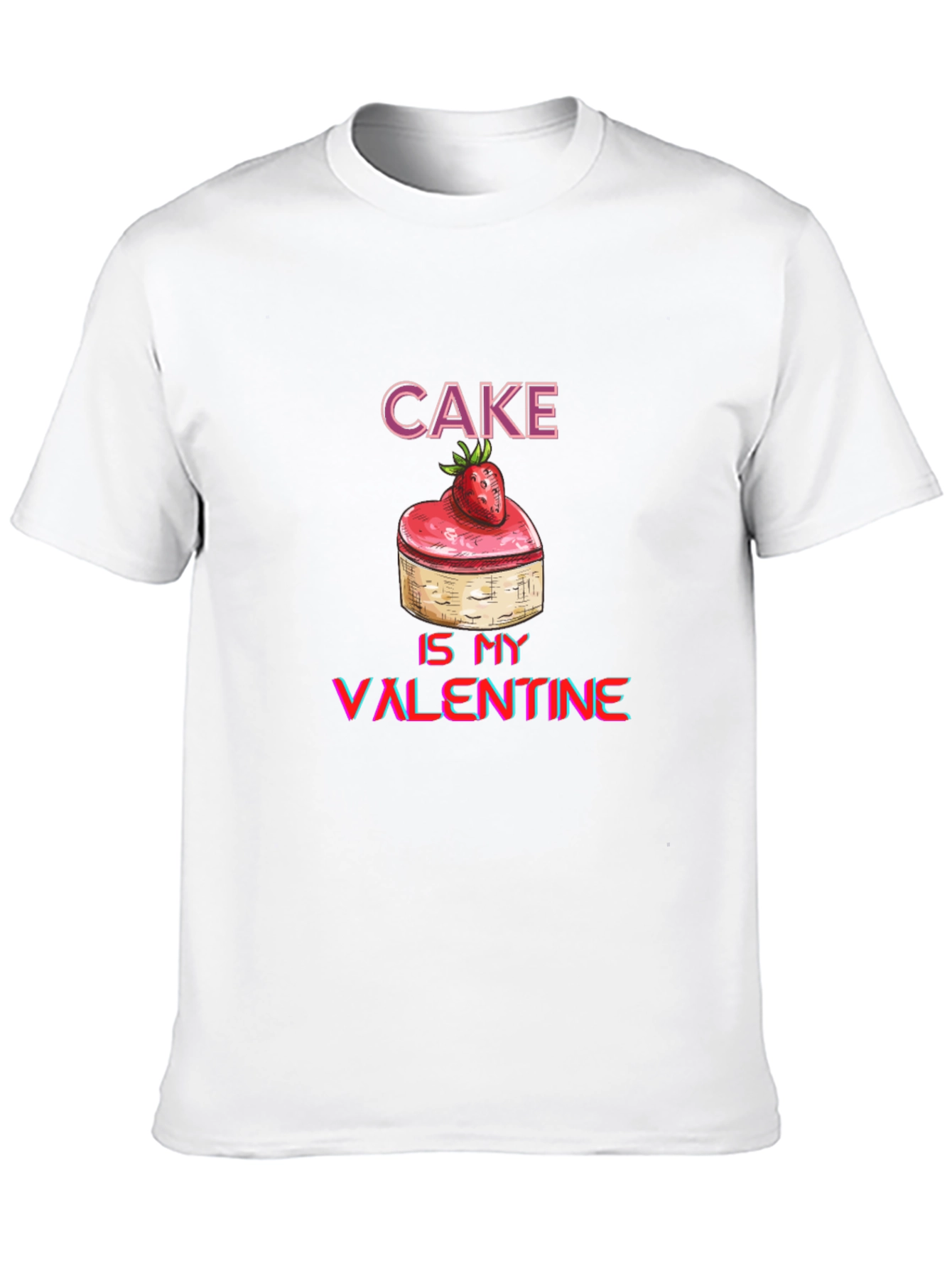 Cake Is My Valentine Graphic Tee