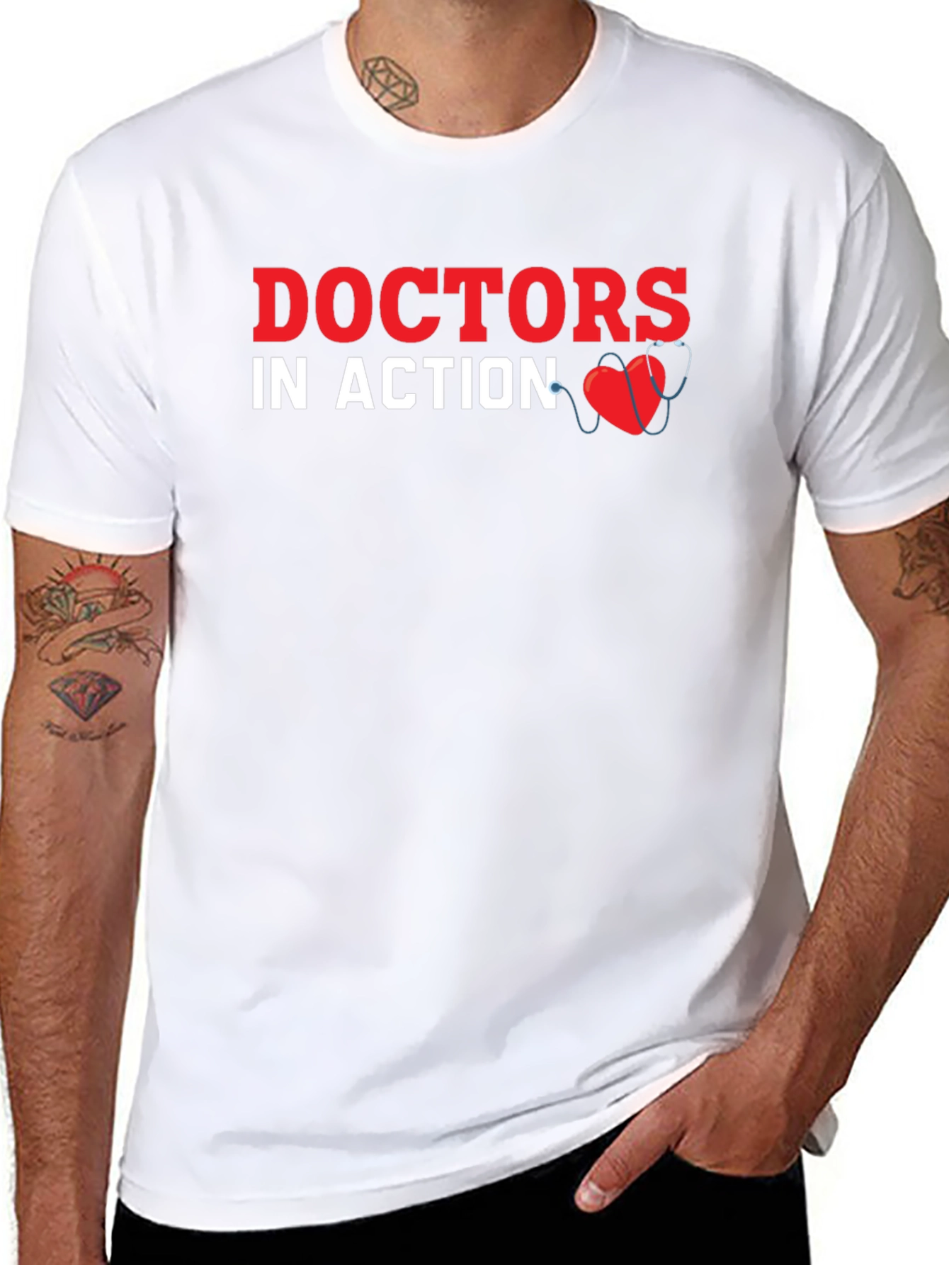 Doctors in Action T-Shirt - Medical Hero Tee