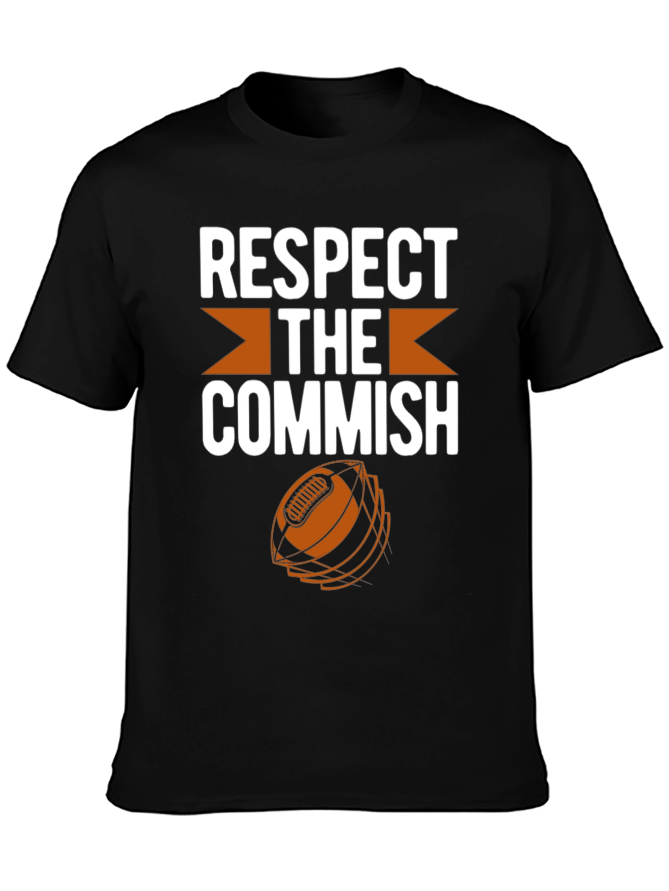 Respect The Commish Football Graphic Tee