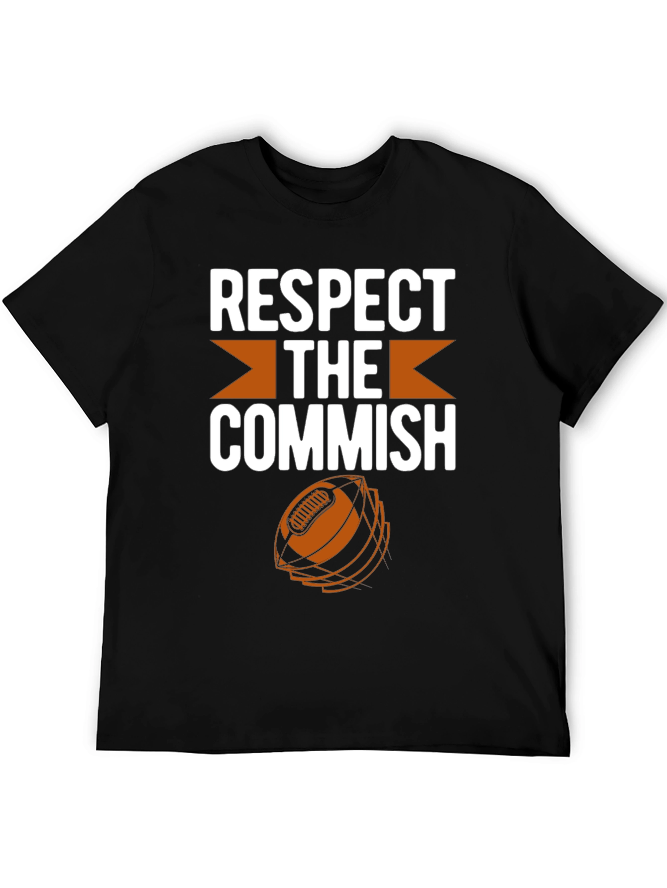 Respect The Commish Football Graphic Tee
