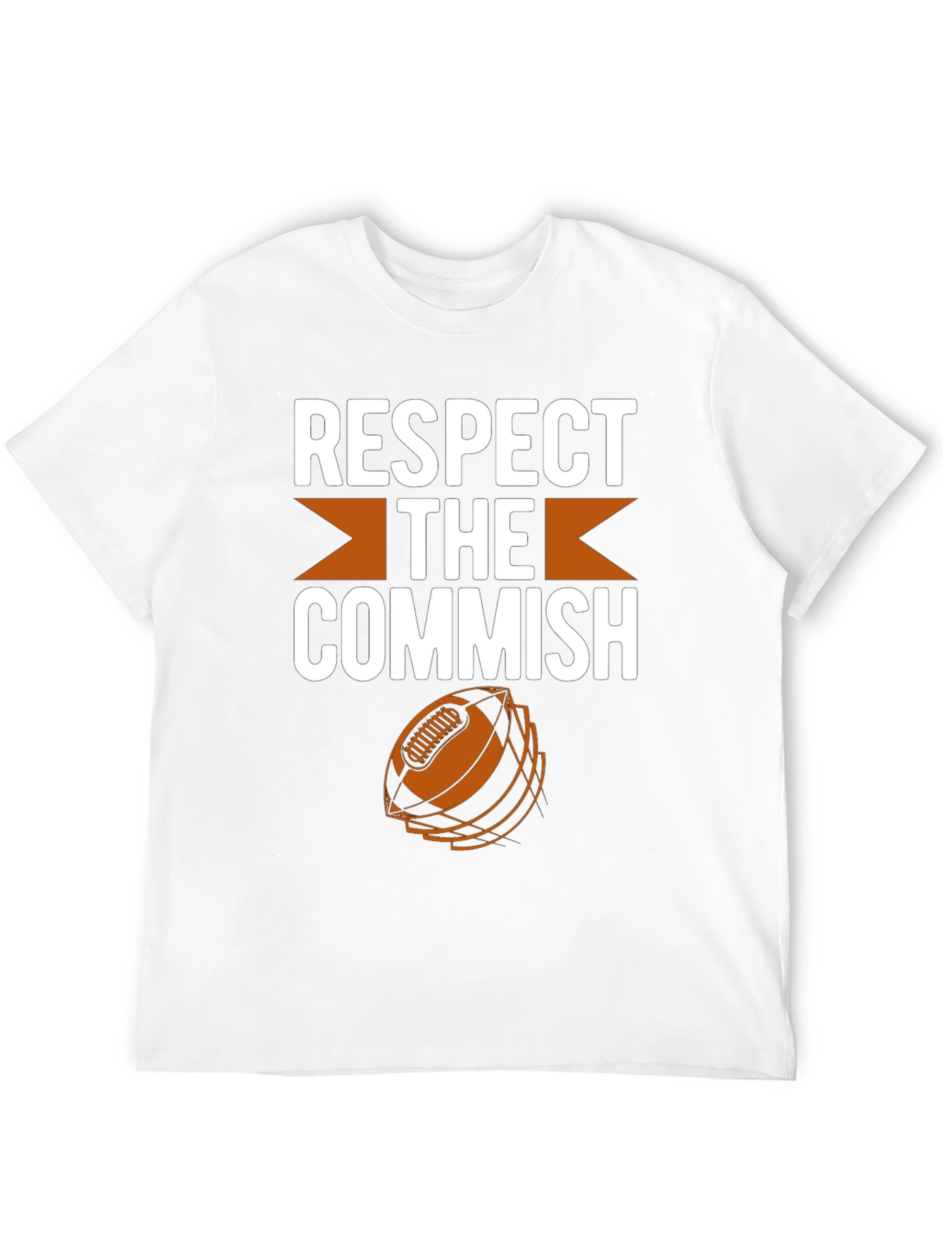 Respect The Commish Football Graphic Tee