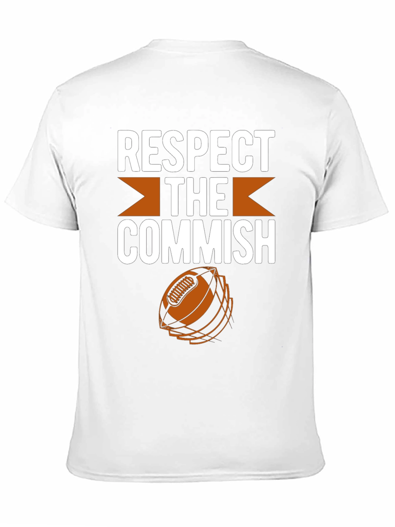 Respect The Commish Football Graphic Tee