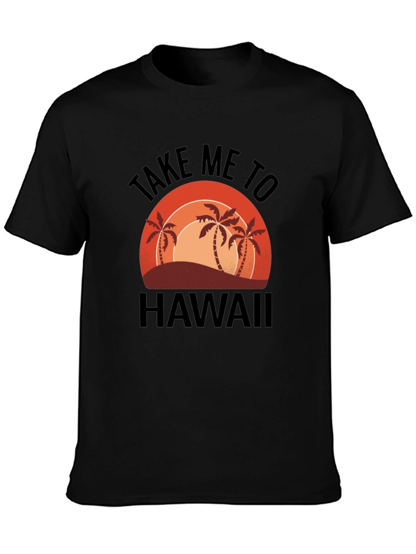 Take Me To Hawaii Palm Tree Graphic Tee