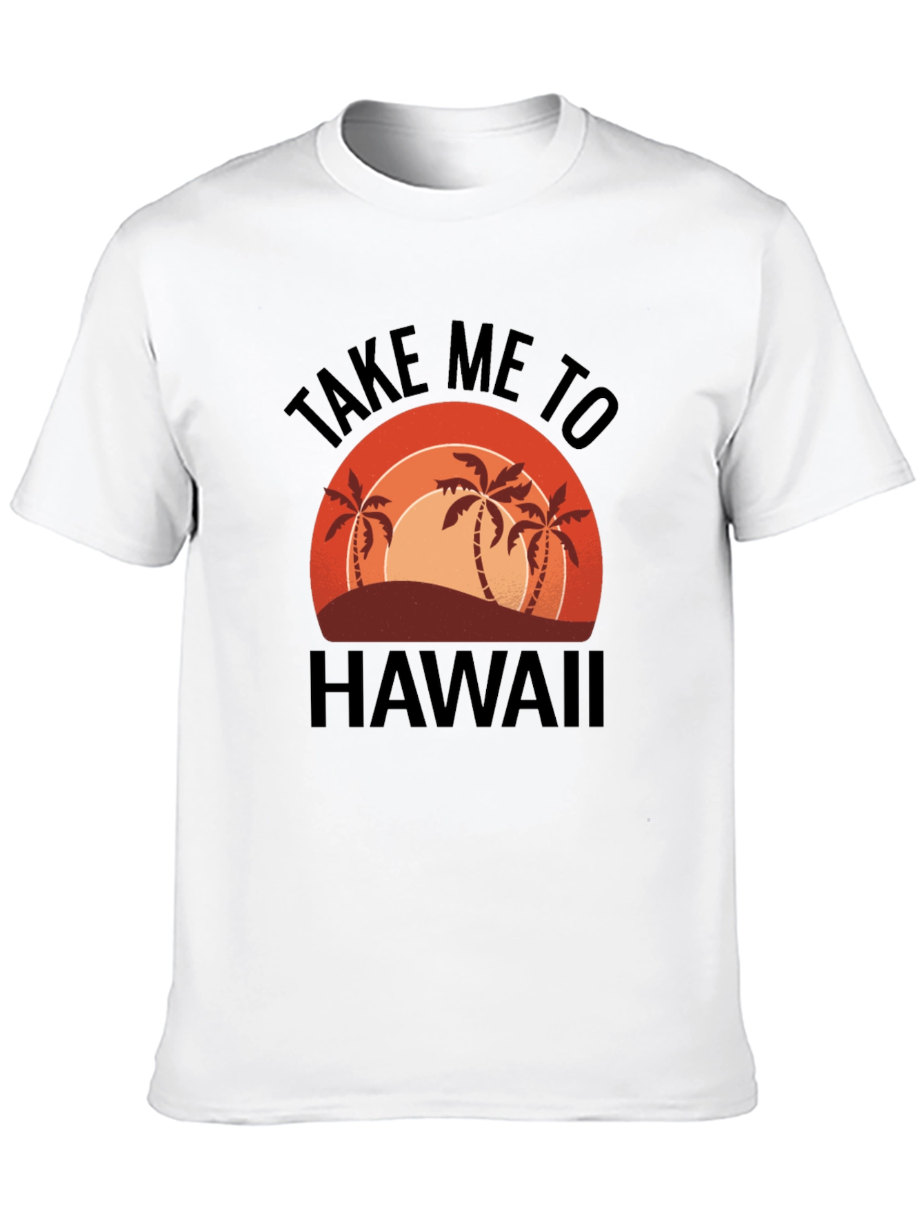 Take Me To Hawaii Palm Tree Graphic Tee