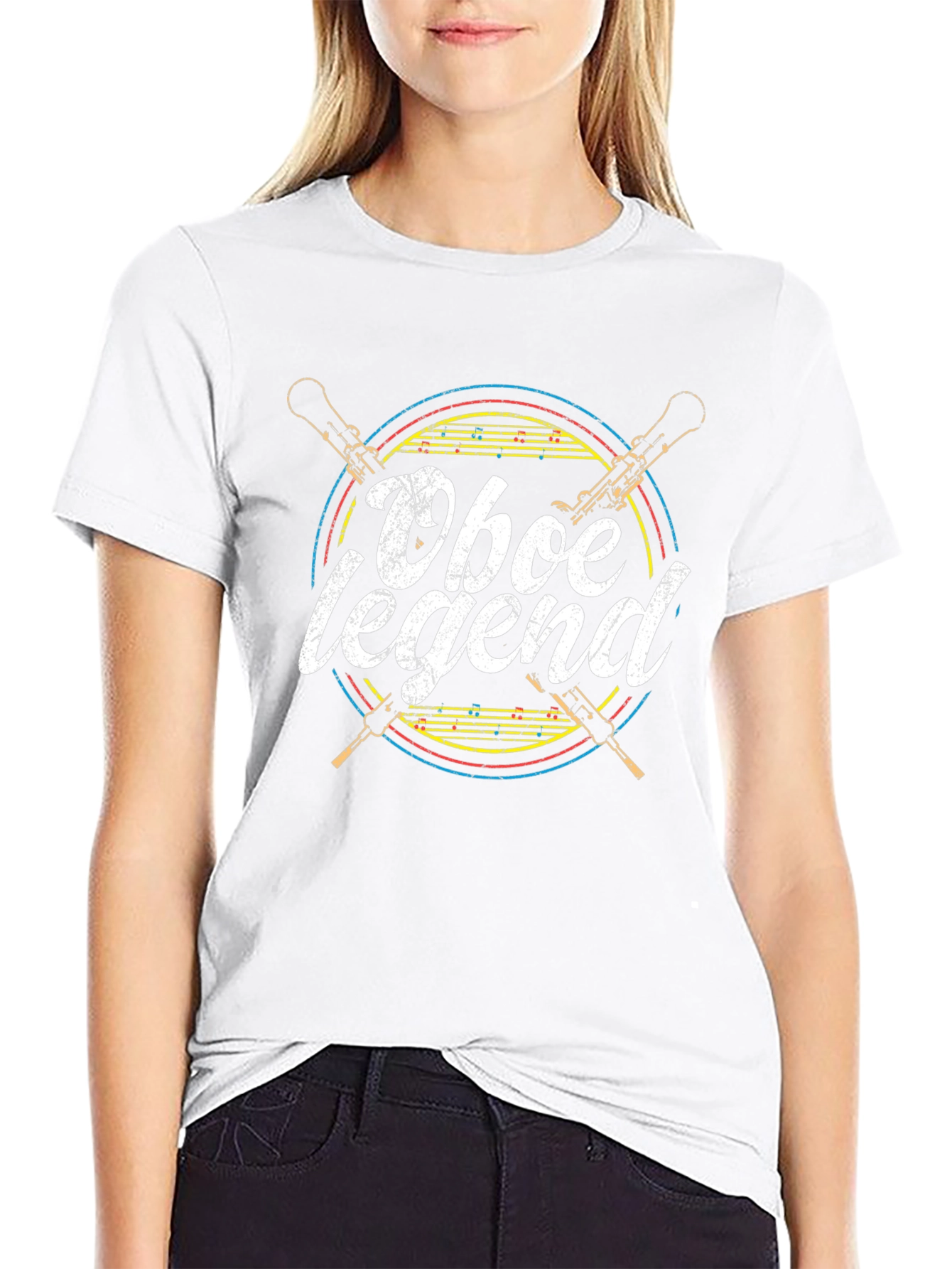 Oboe Legend Graphic Tee - Musicians T-Shirt