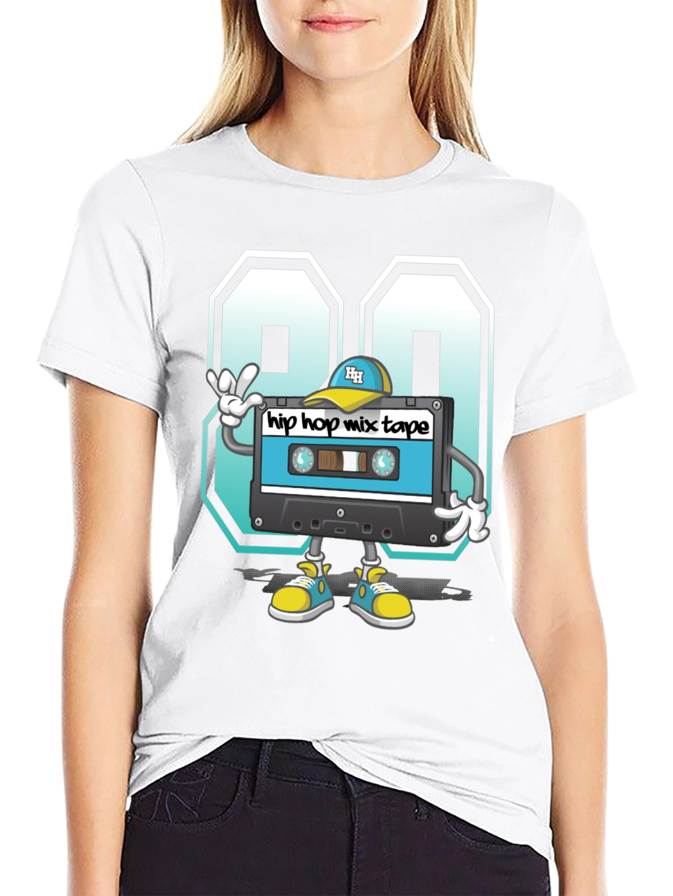 90s Hip Hop Mix Tape Graphic Tee