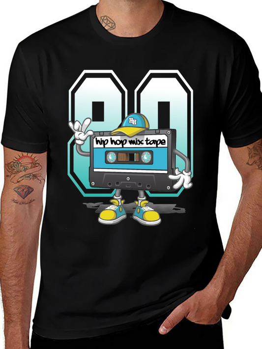 90s Hip Hop Mix Tape Graphic Tee