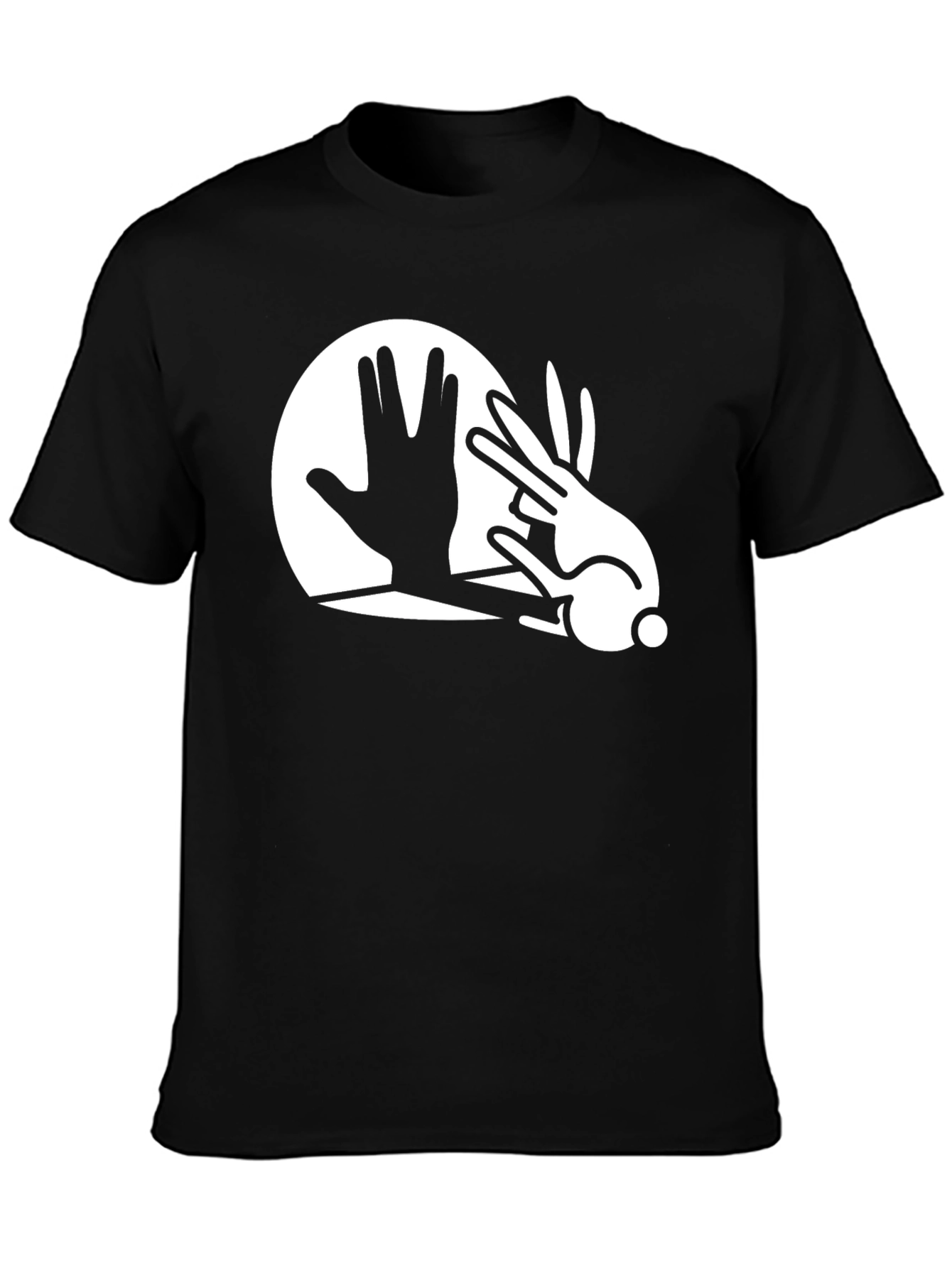 Hand Shadow Rabbit Graphic Tee