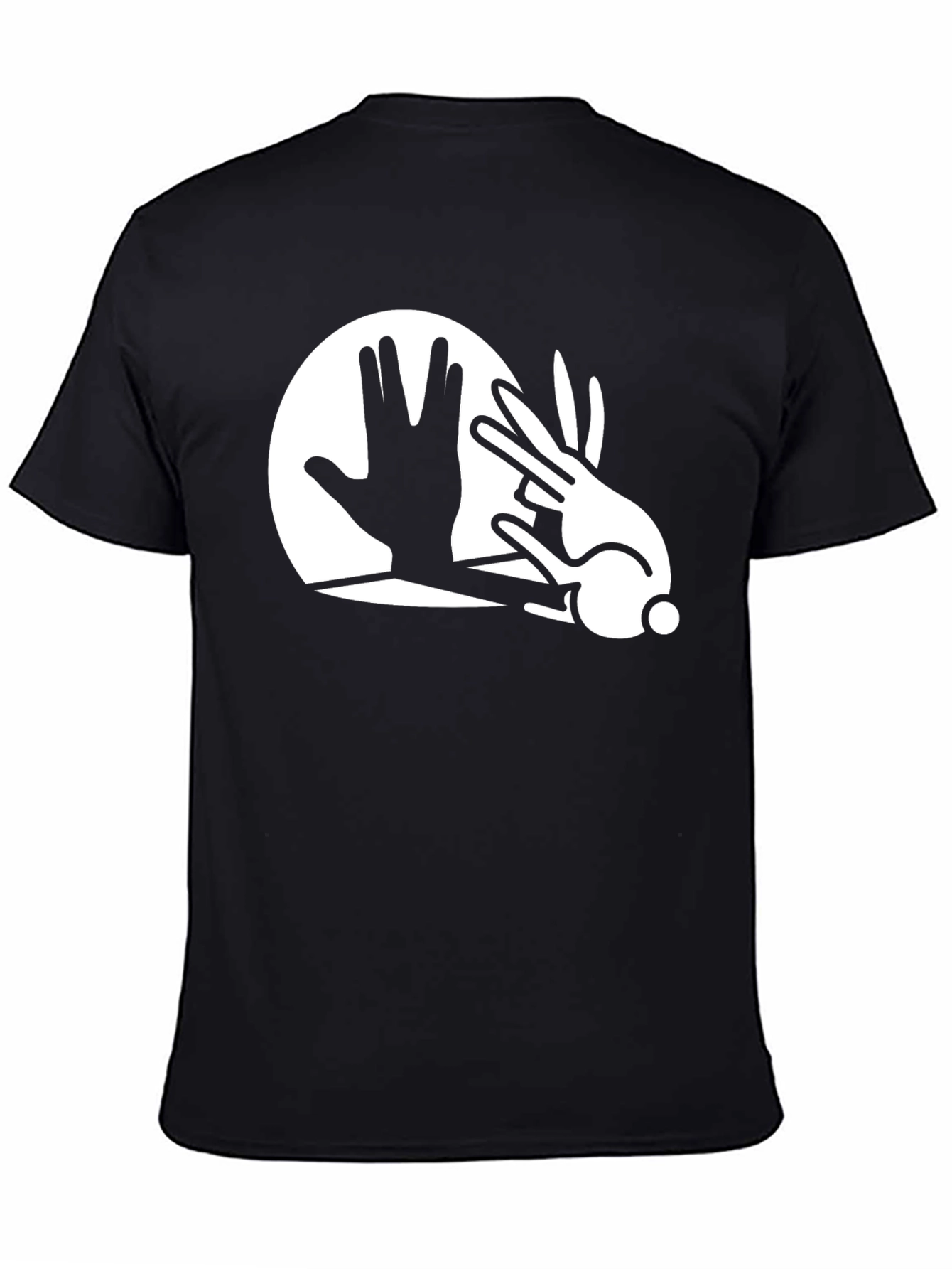 Hand Shadow Rabbit Graphic Tee