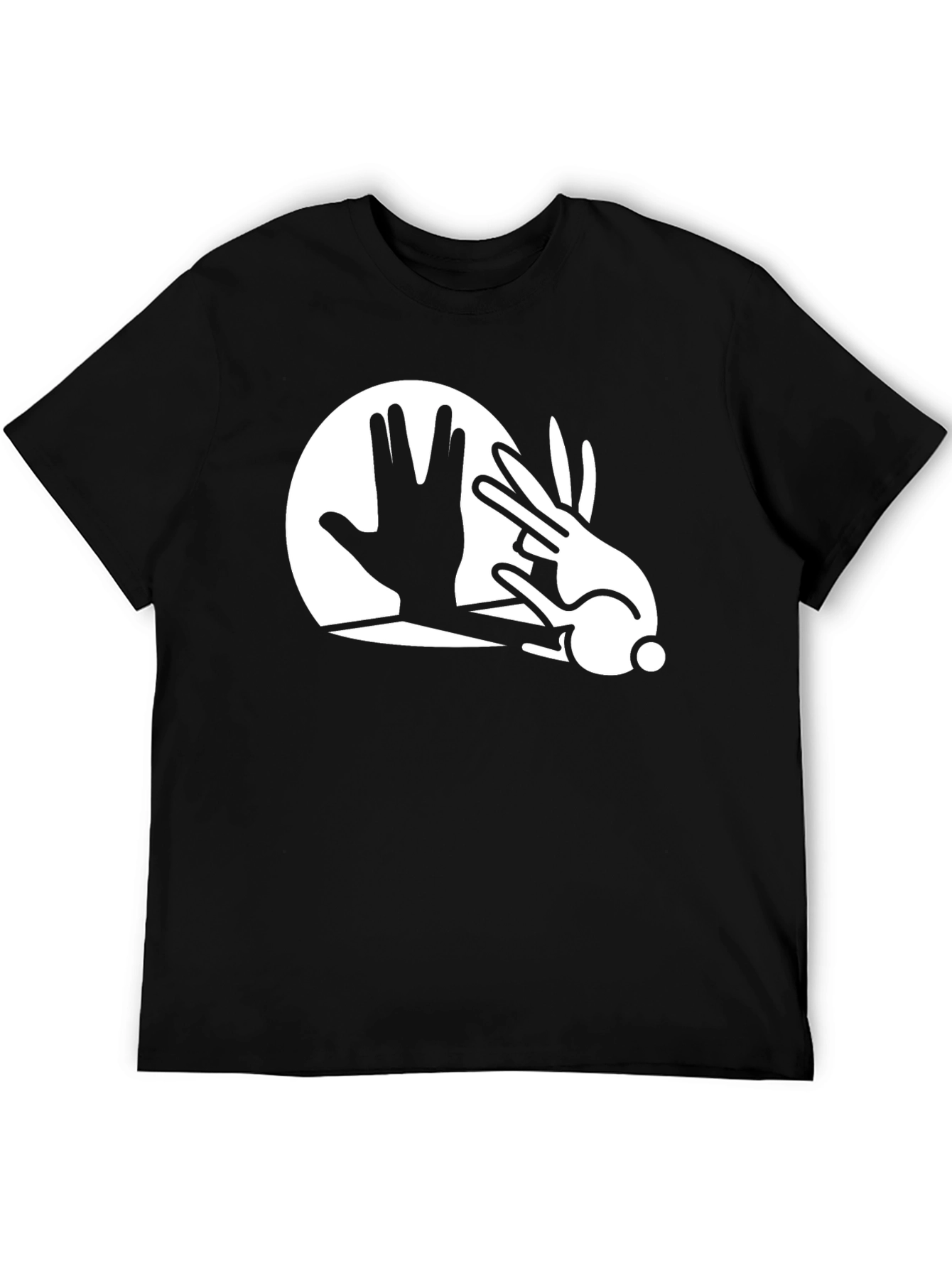 Hand Shadow Rabbit Graphic Tee