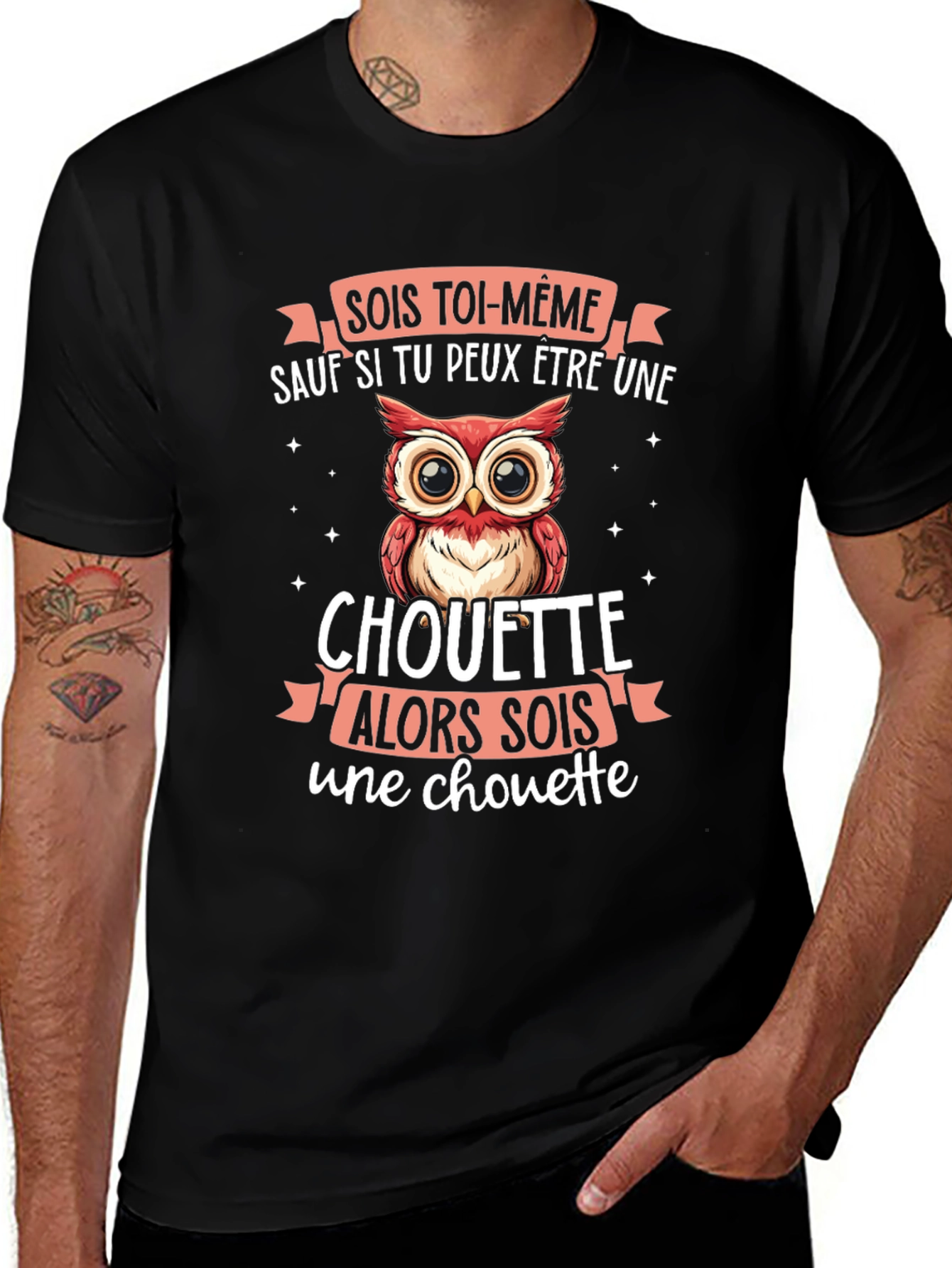 Funny Owl Graphic Tee - Be Yourself Unless...