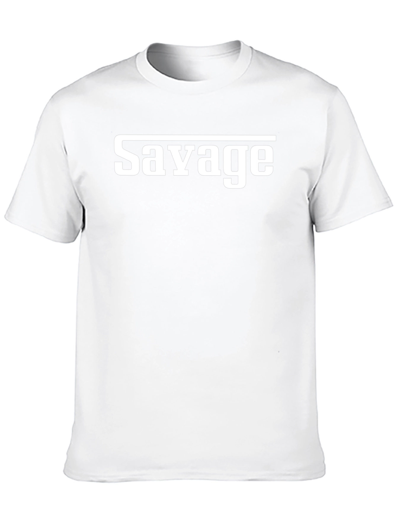 Savage Graphic Tee - Mens Black Cotton T-Shirt