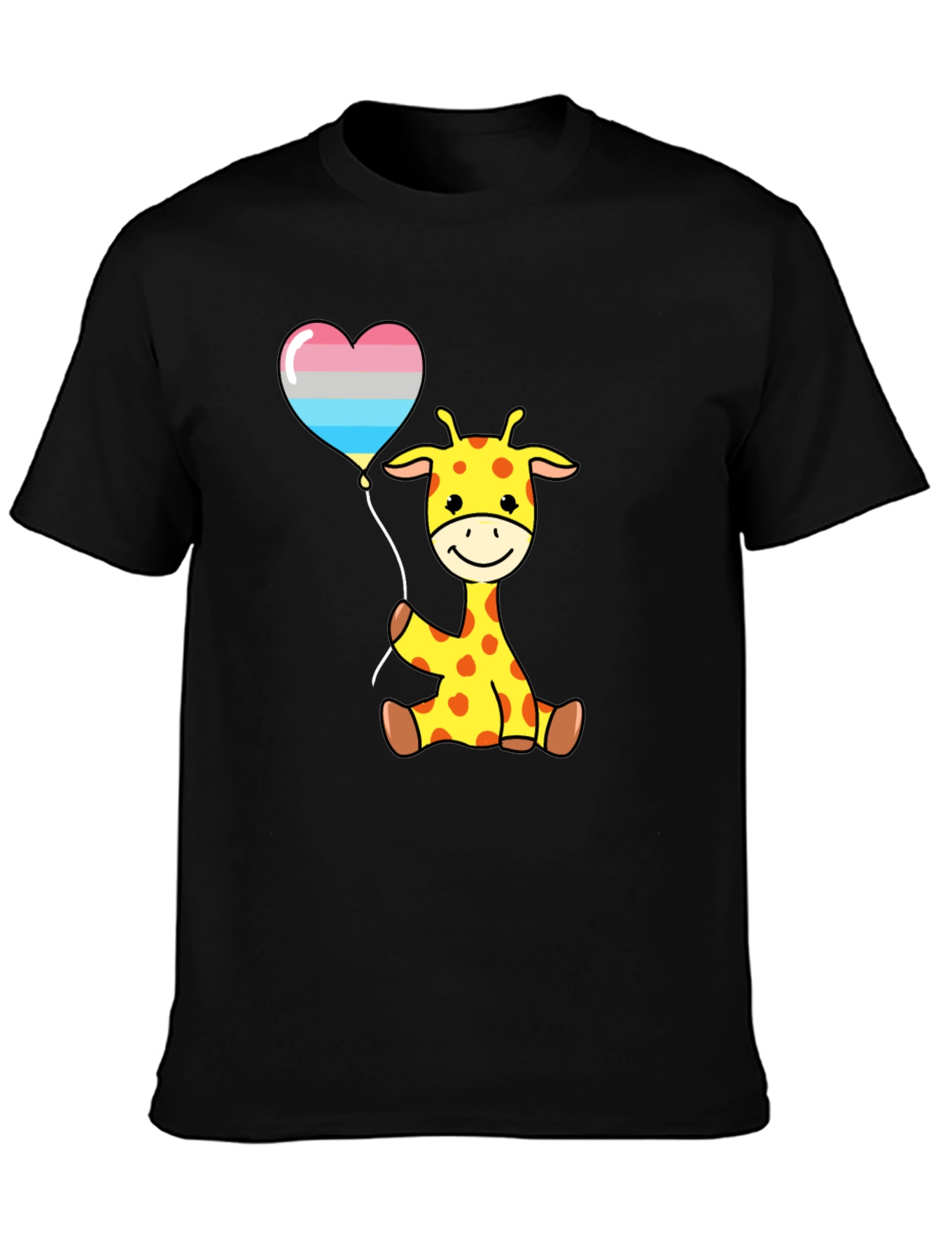 Cute Giraffe Balloon T-Shirt