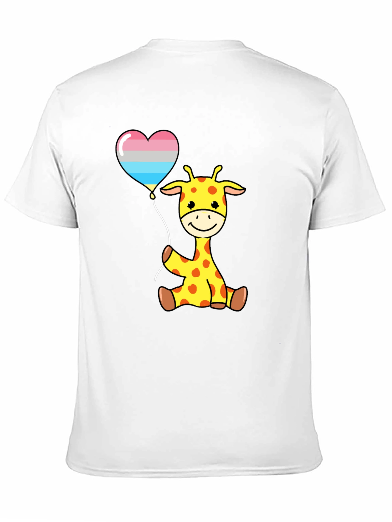 Cute Giraffe Balloon T-Shirt