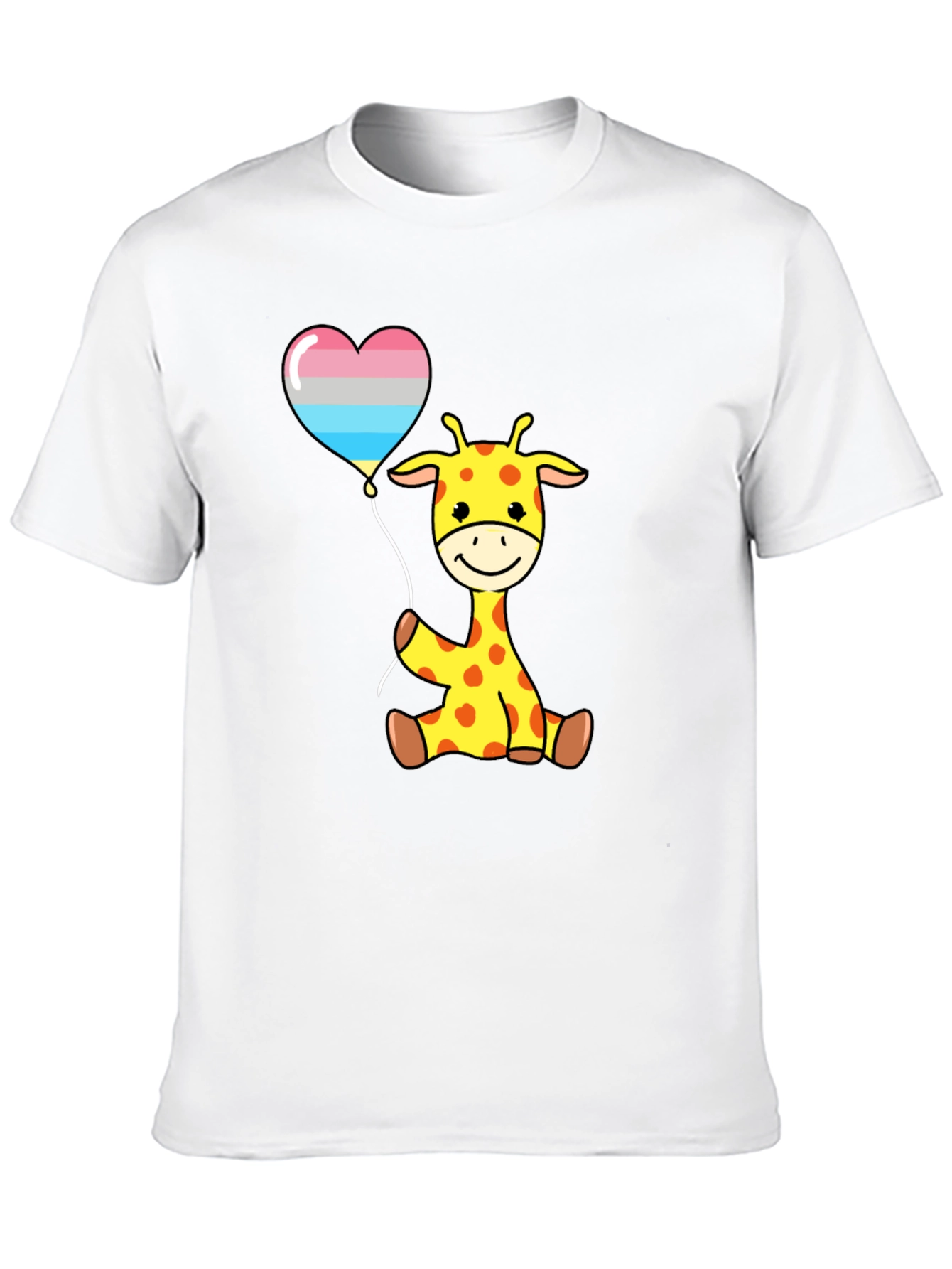Cute Giraffe Balloon T-Shirt