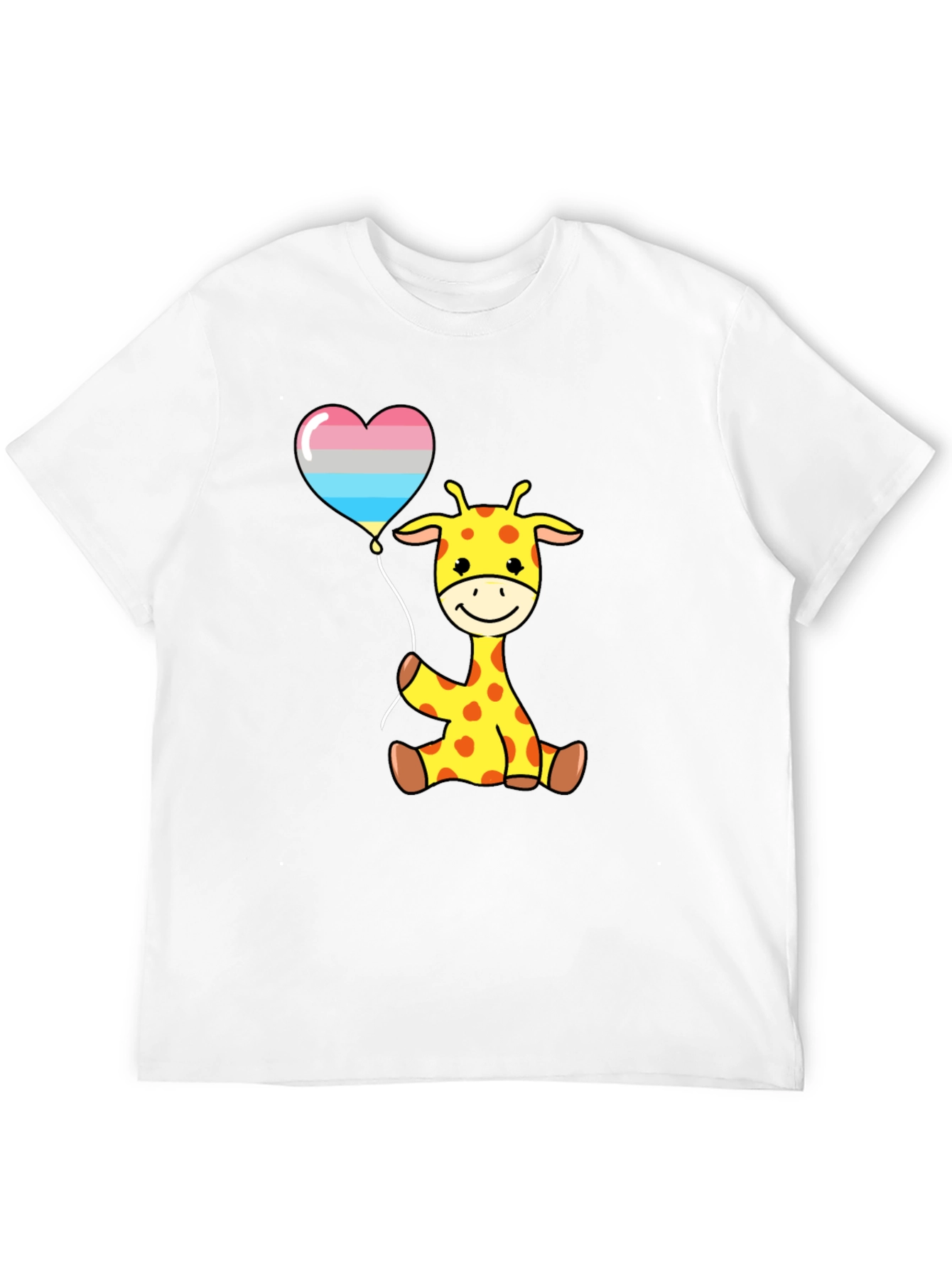 Cute Giraffe Balloon T-Shirt