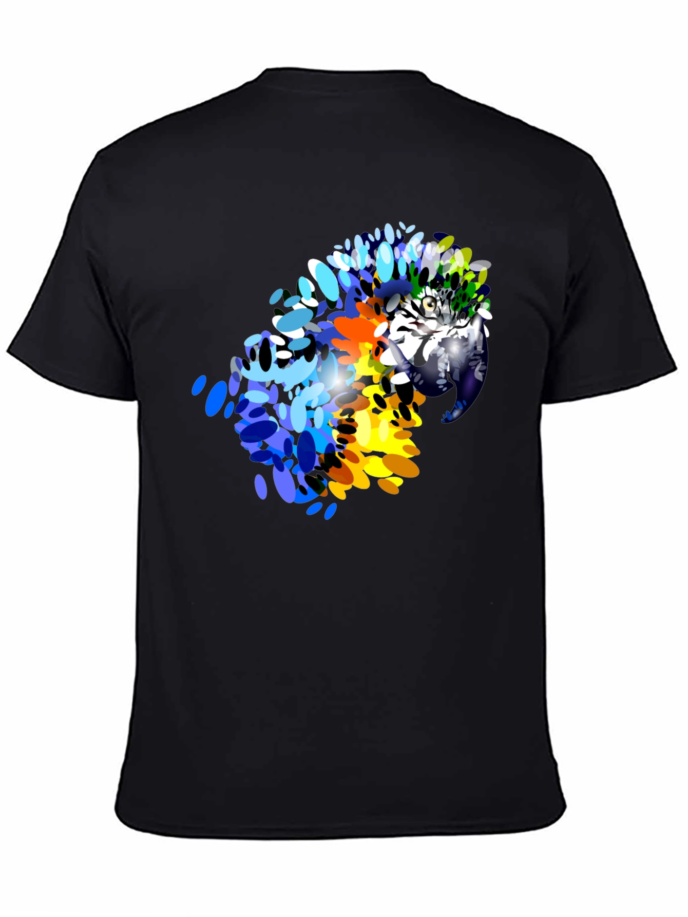 Vibrant Parrot Graphic T-Shirt - Stylish Mens Tee
