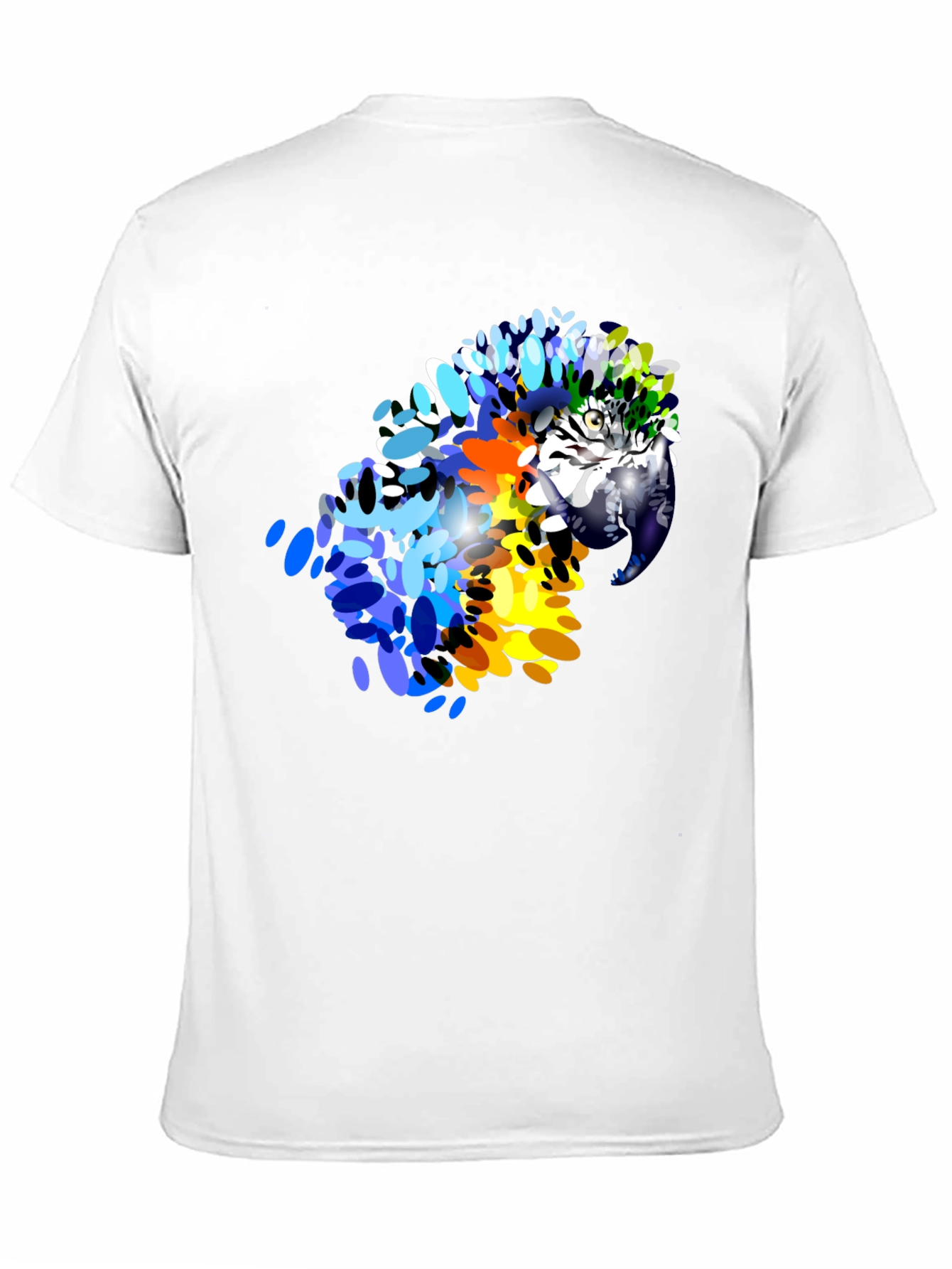 Vibrant Parrot Graphic T-Shirt - Stylish Mens Tee