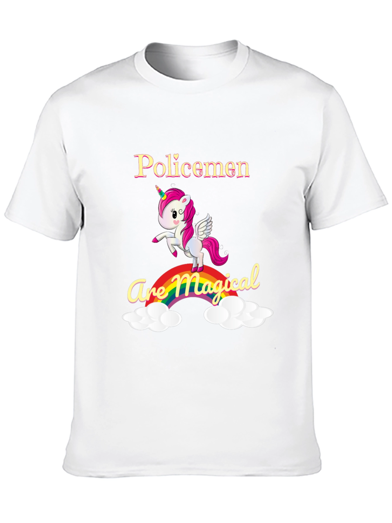 Policemen Are Magical Graphic T-Shirt