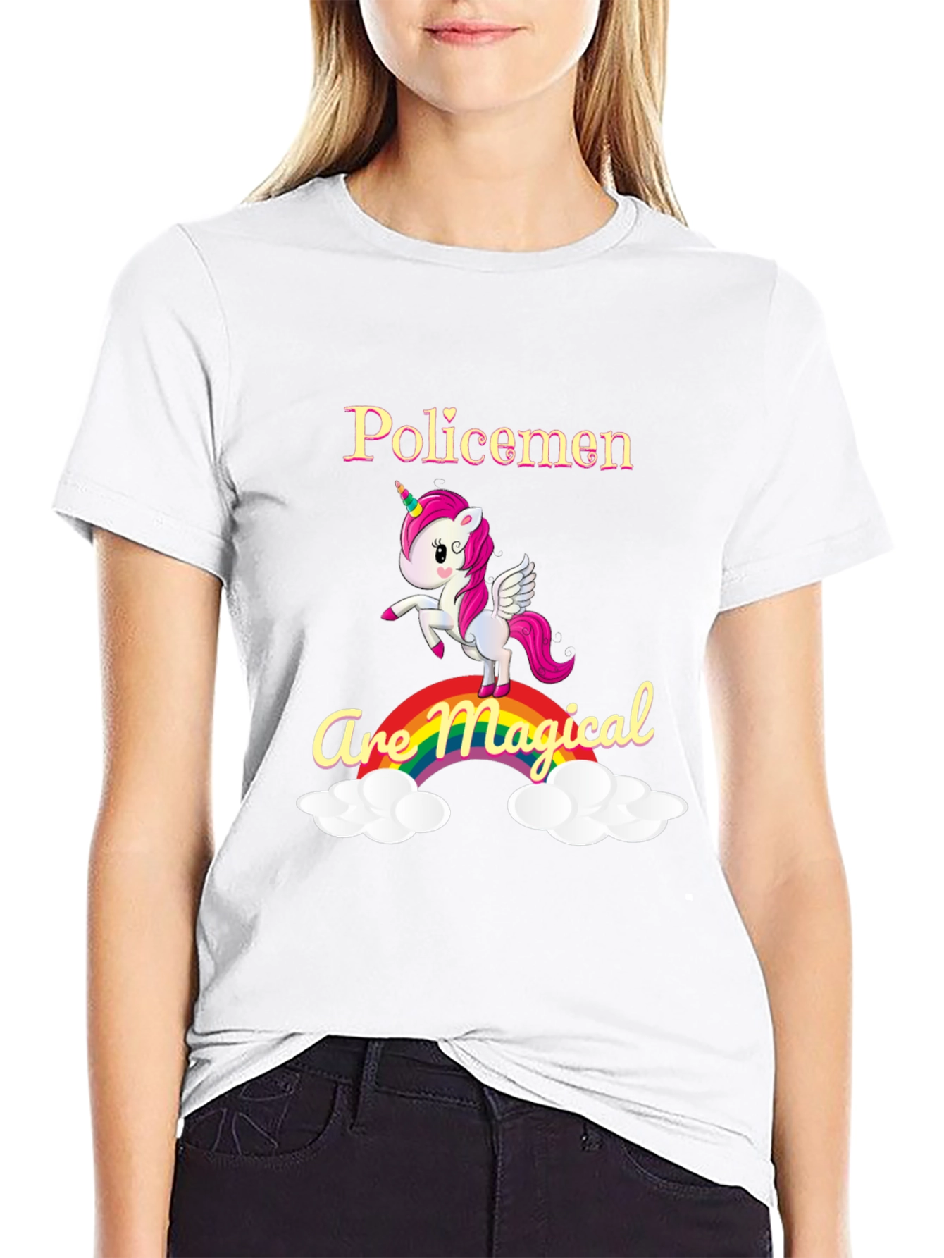Policemen Are Magical Graphic T-Shirt