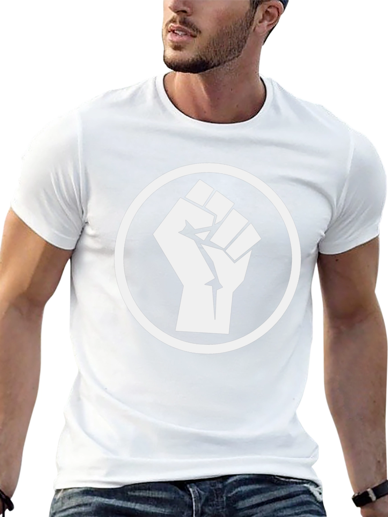 Black Power Fist Graphic T-Shirt