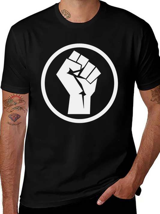 Black Power Fist Graphic T-Shirt