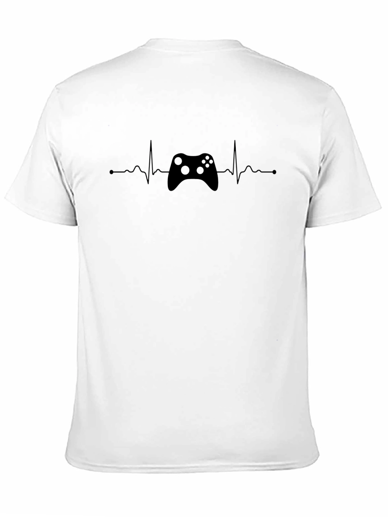 Gamer Heartbeat T-Shirt - Console Controller Design