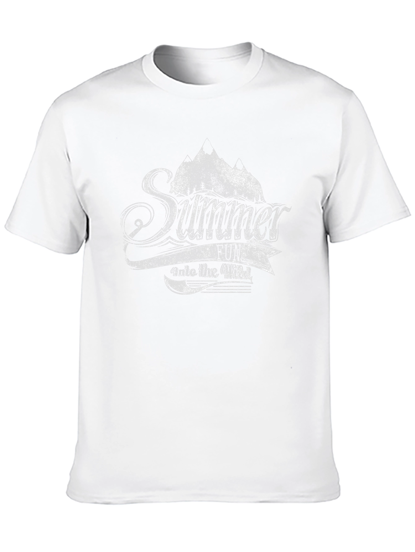 Summer Fun Into the Wild Black Graphic Tee