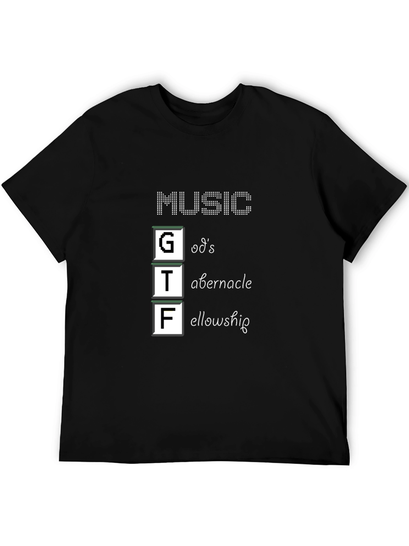 GTF Music Graphic Tee - Gods Tabernacle Fellowship