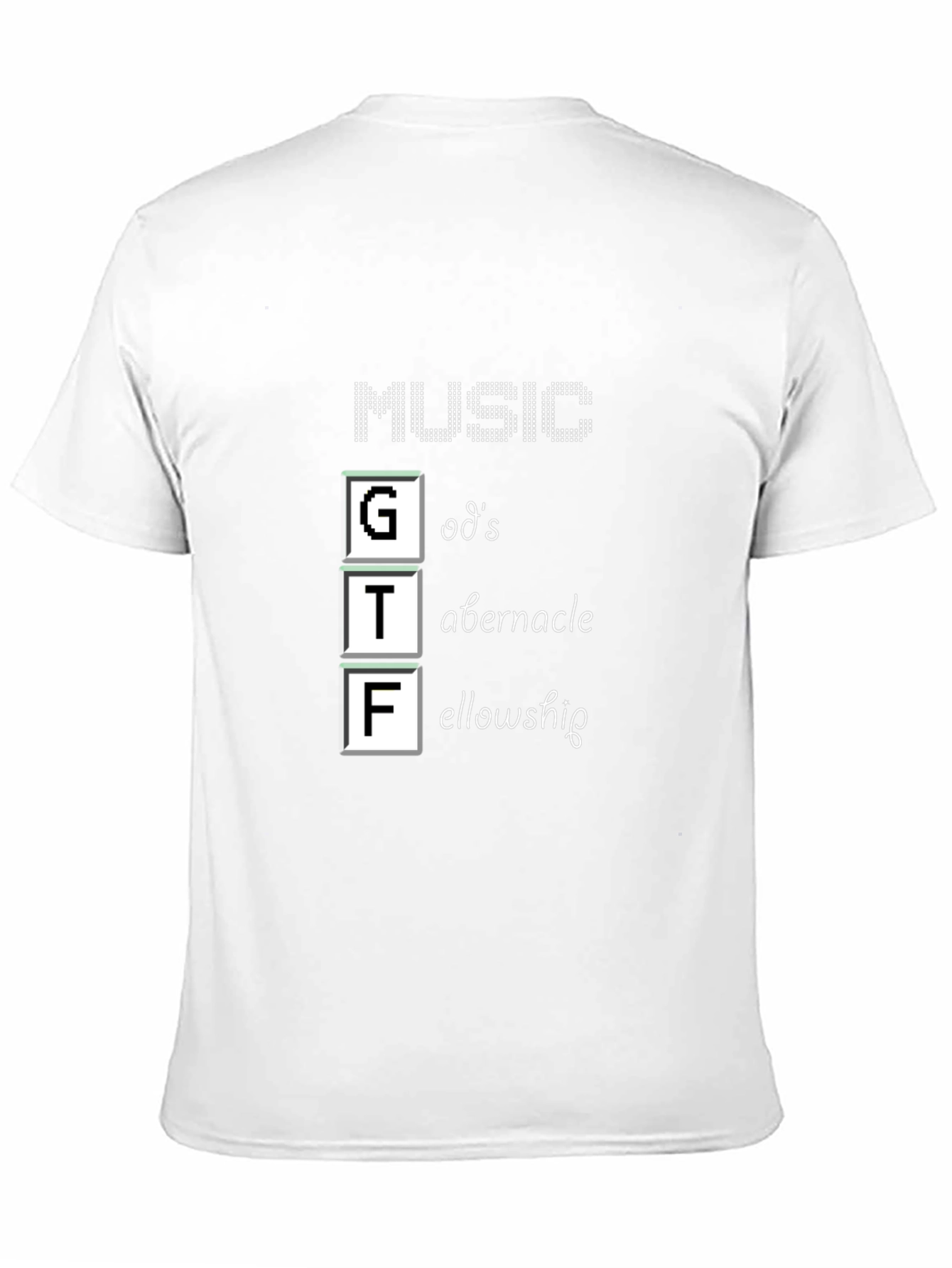 GTF Music Graphic Tee - Gods Tabernacle Fellowship