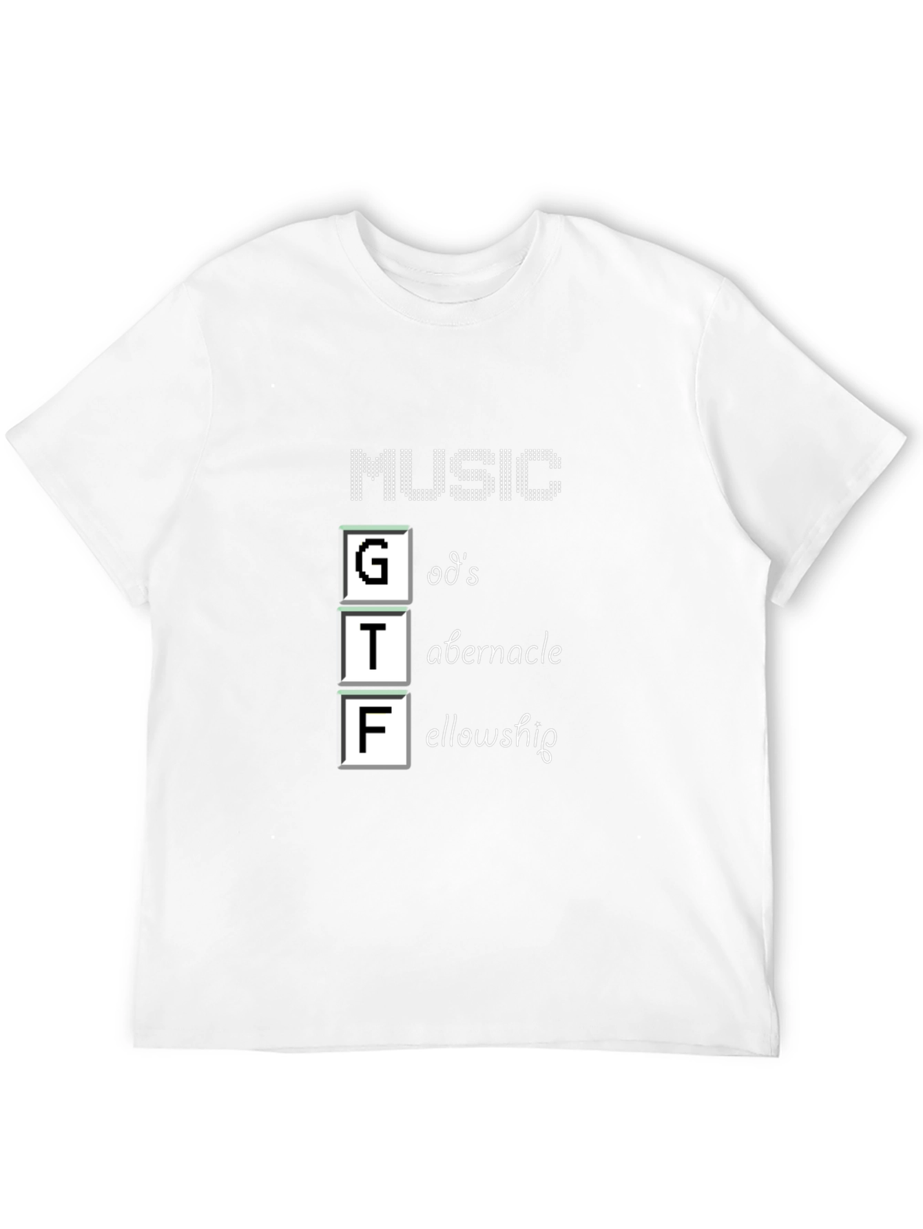 GTF Music Graphic Tee - Gods Tabernacle Fellowship