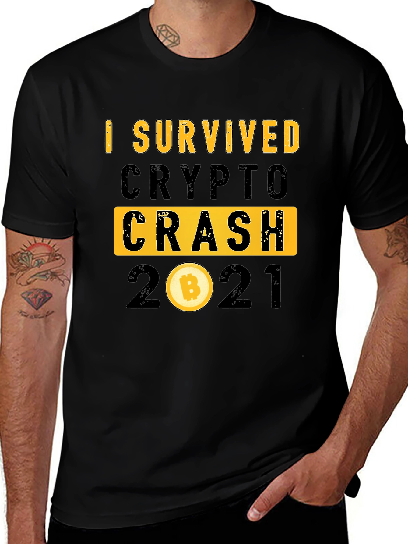 Crypto Crash Survivor 2021 T-Shirt