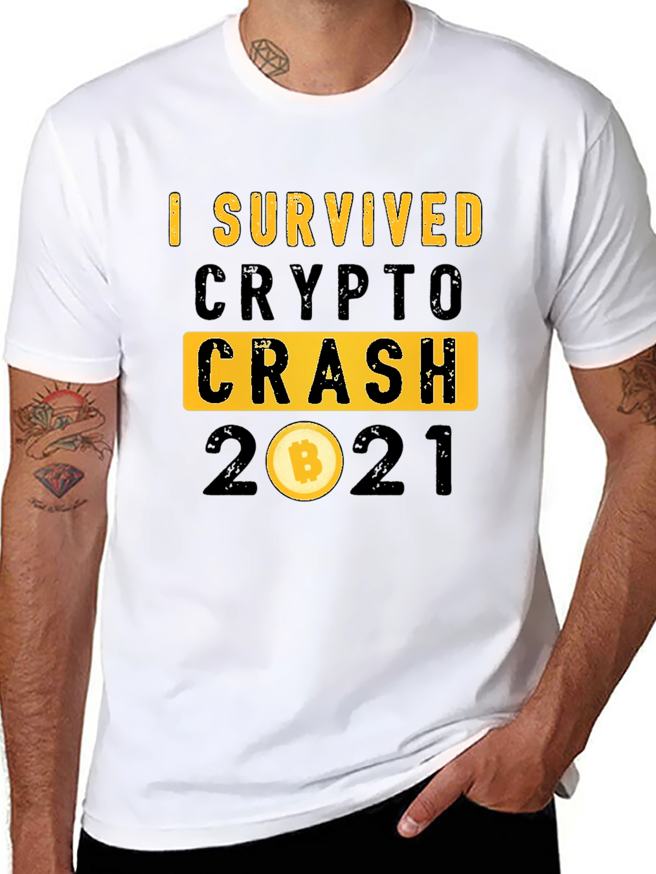 Crypto Crash Survivor 2021 T-Shirt