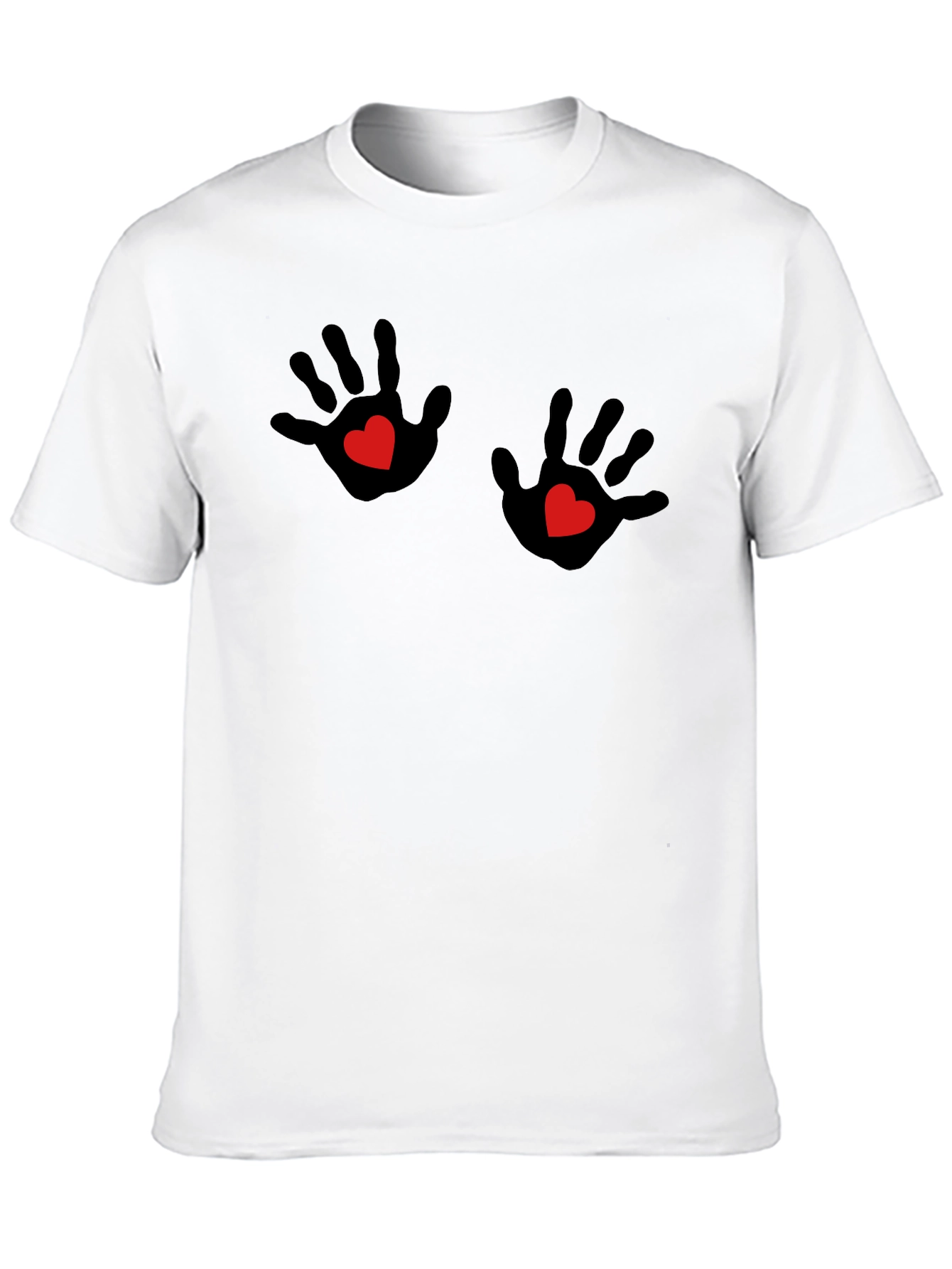 Hand Heart T-Shirt - Funny Novelty Graphic Tee