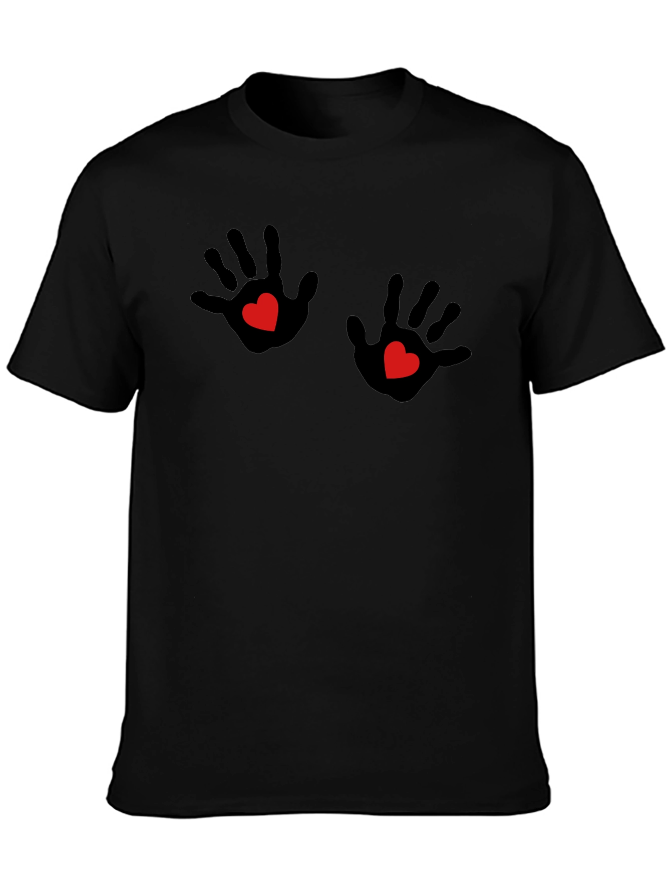 Hand Heart T-Shirt - Funny Novelty Graphic Tee