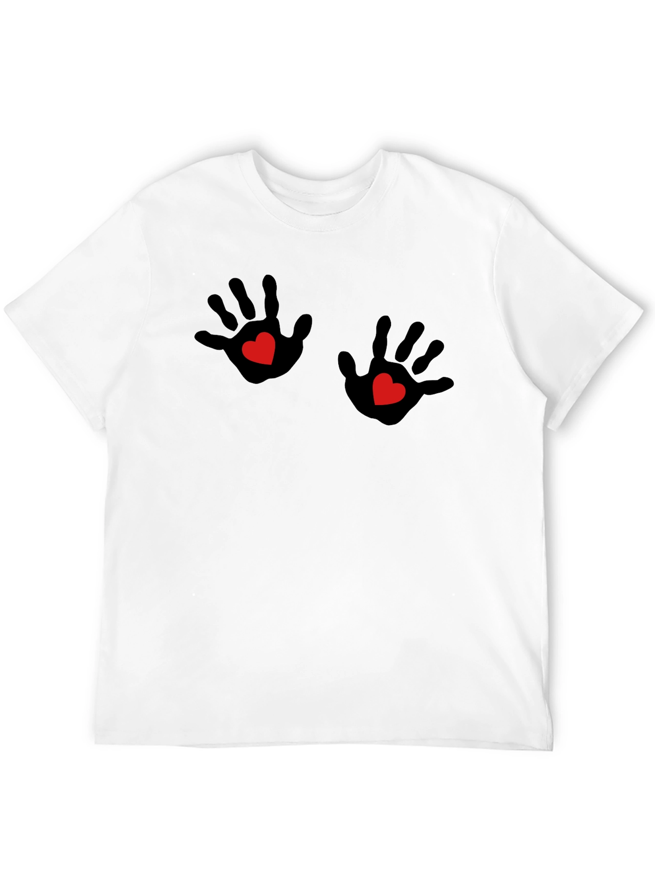 Hand Heart T-Shirt - Funny Novelty Graphic Tee