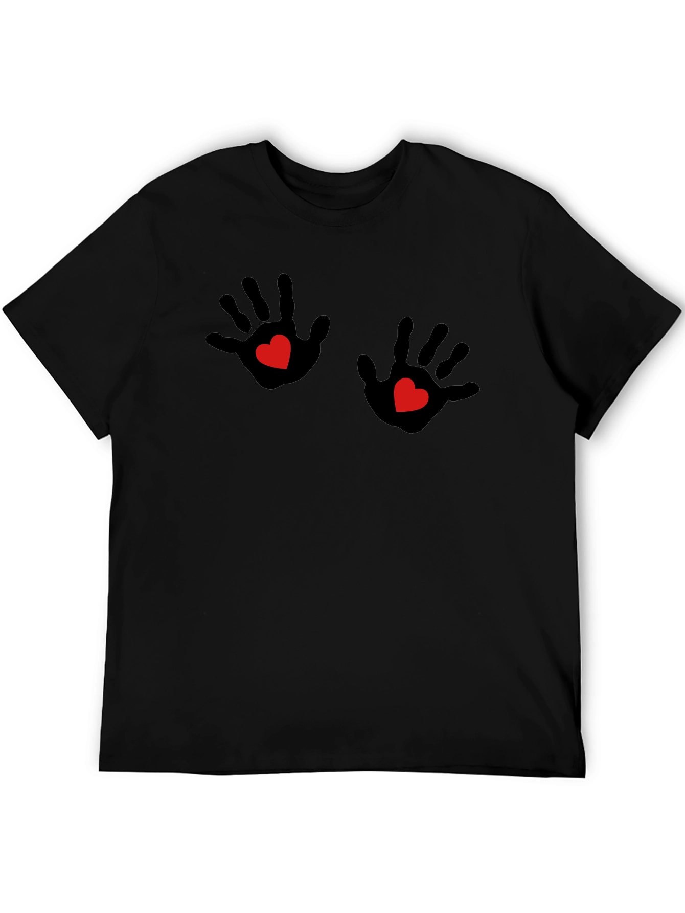 Hand Heart T-Shirt - Funny Novelty Graphic Tee