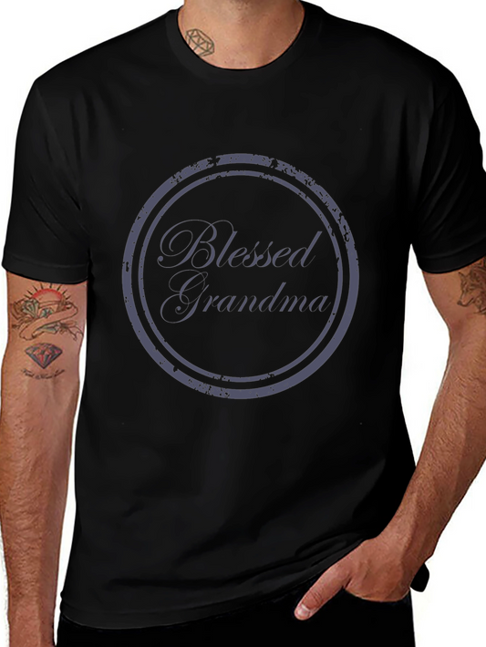 Blessed Grandma Graphic Tee - Soft Cotton T-Shirt
