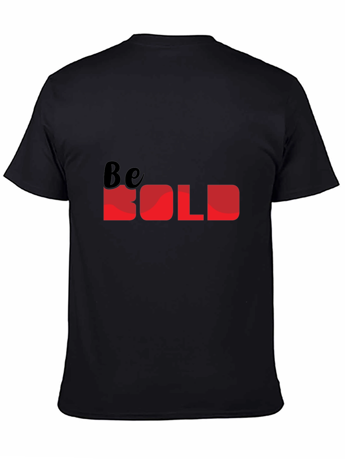 Be Bold Graphic Tee - Stylish Black T-Shirt