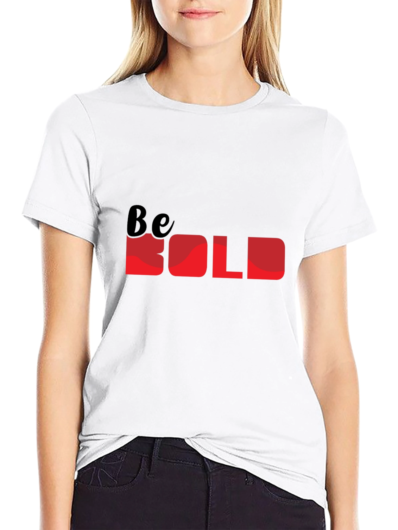 Be Bold Graphic Tee - Stylish Black T-Shirt