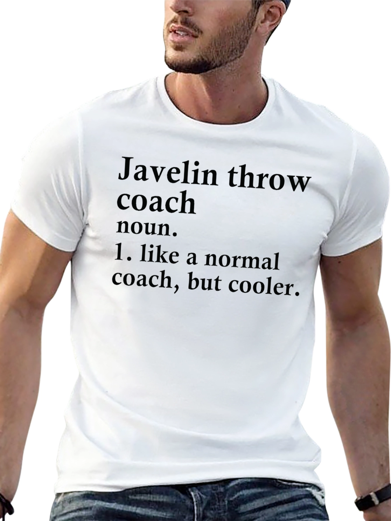 Javelin Throw Coach T-Shirt - Cool Graphic Tee
