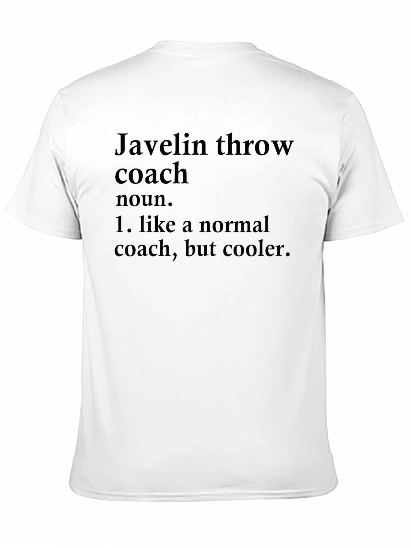 Javelin Throw Coach T-Shirt - Cool Graphic Tee
