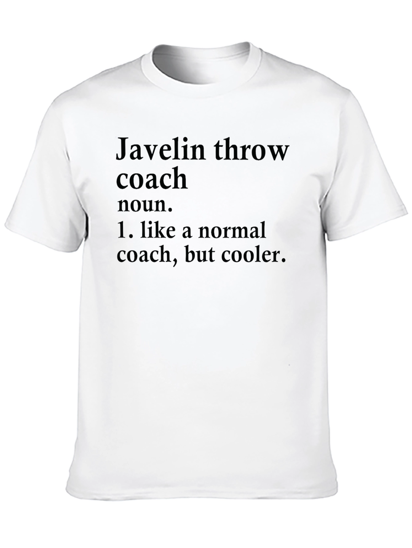 Javelin Throw Coach T-Shirt - Cool Graphic Tee