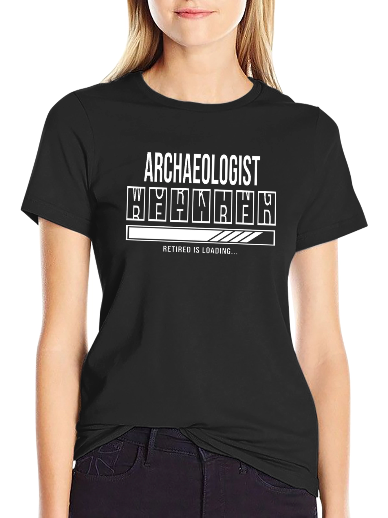 Archaeologist Retired Loading T-Shirt