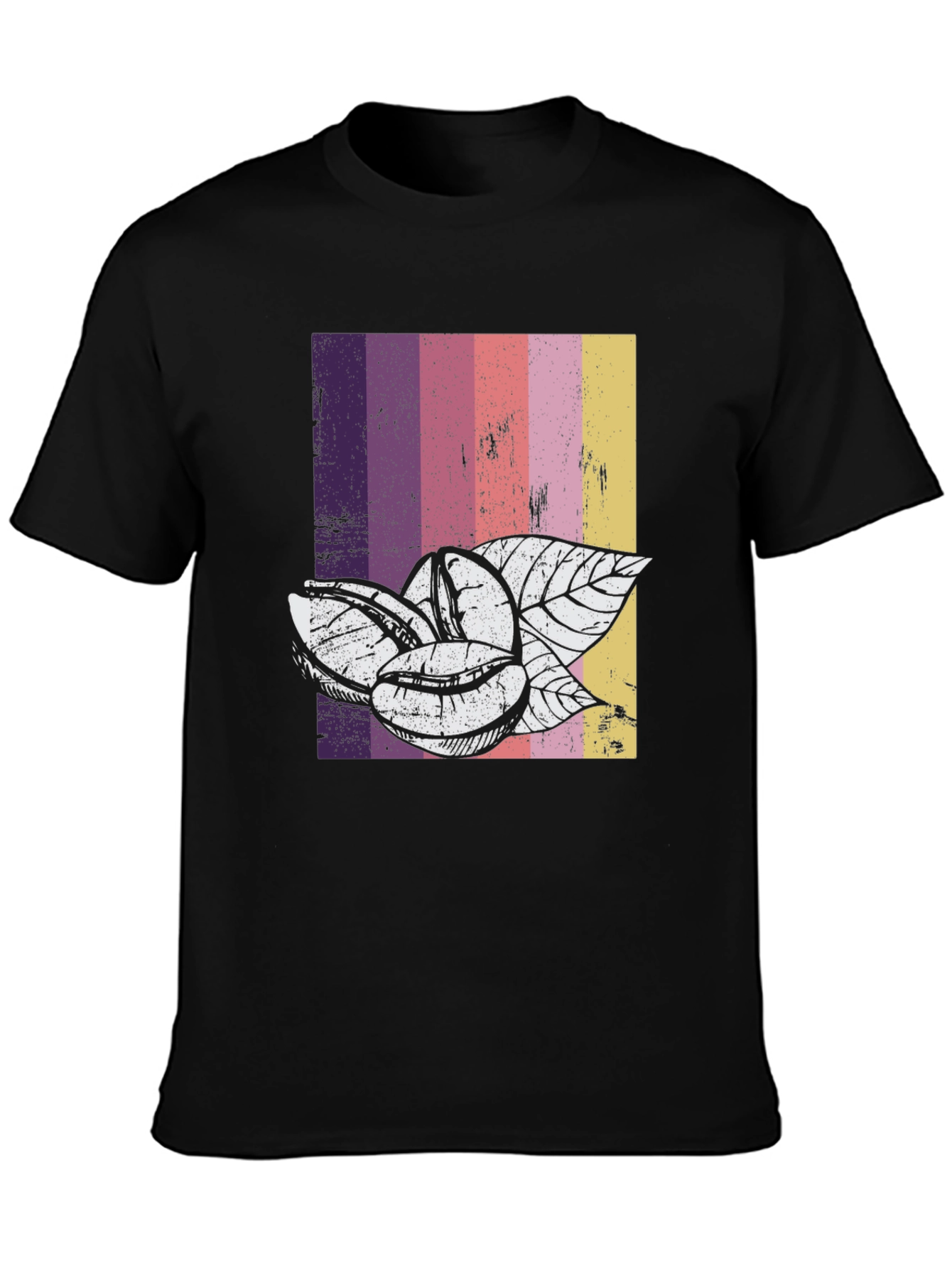 Retro Coffee Bean Graphic Tee - Unisex