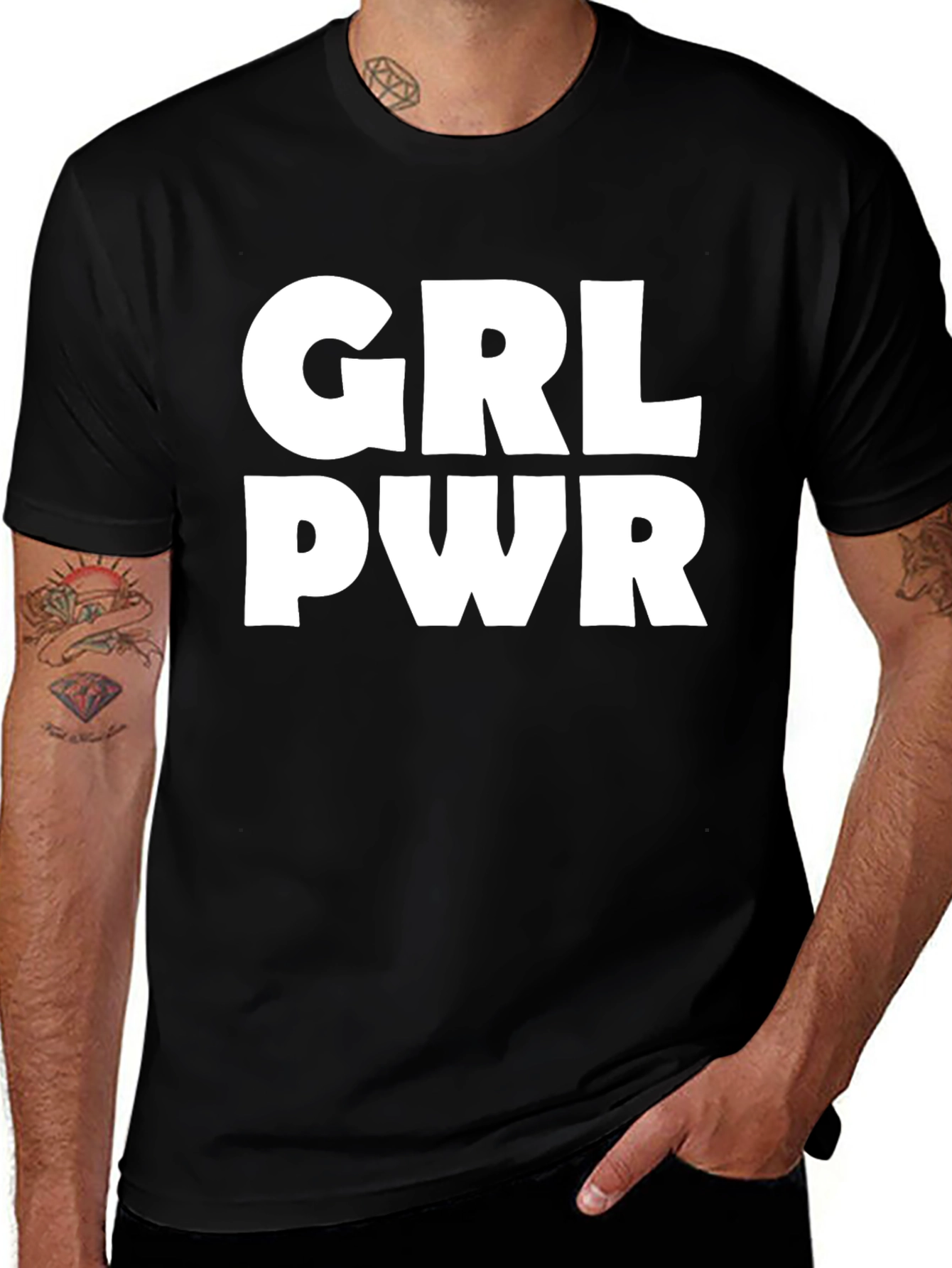 GRL PWR Graphic Tee - Empowering Statement Shirt