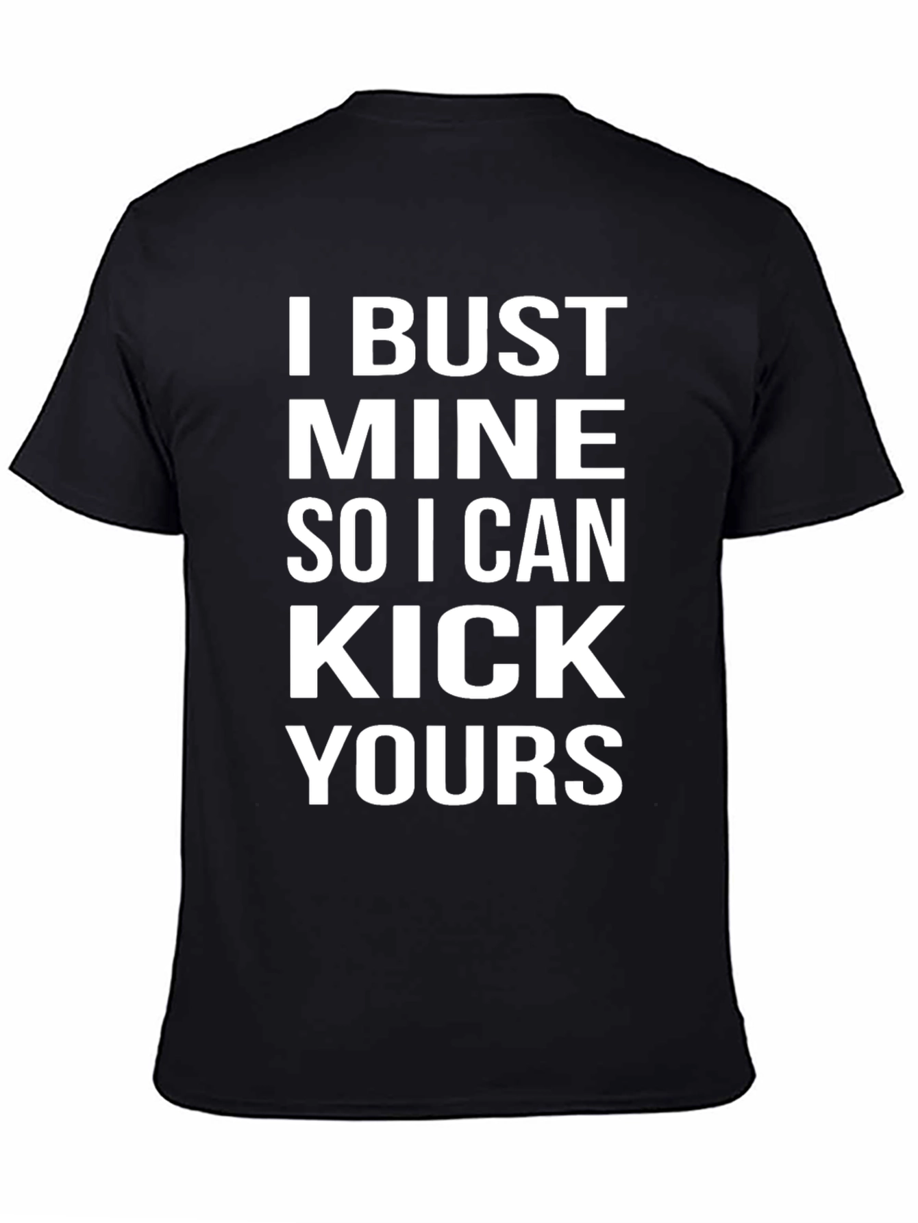 I Bust Mine Graphic Tee - Black