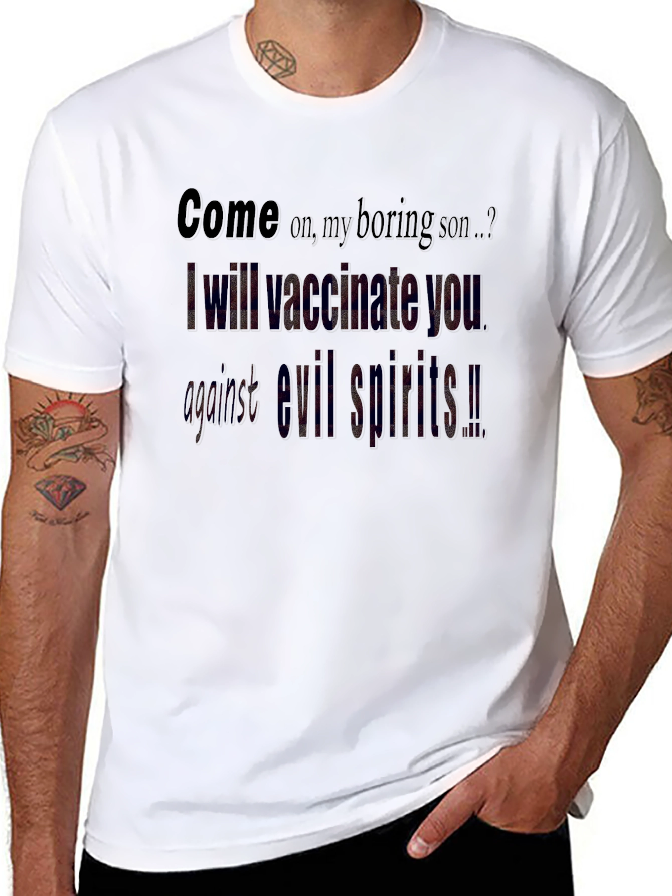 Vaccinate You Against Evil Spirits T-Shirt
