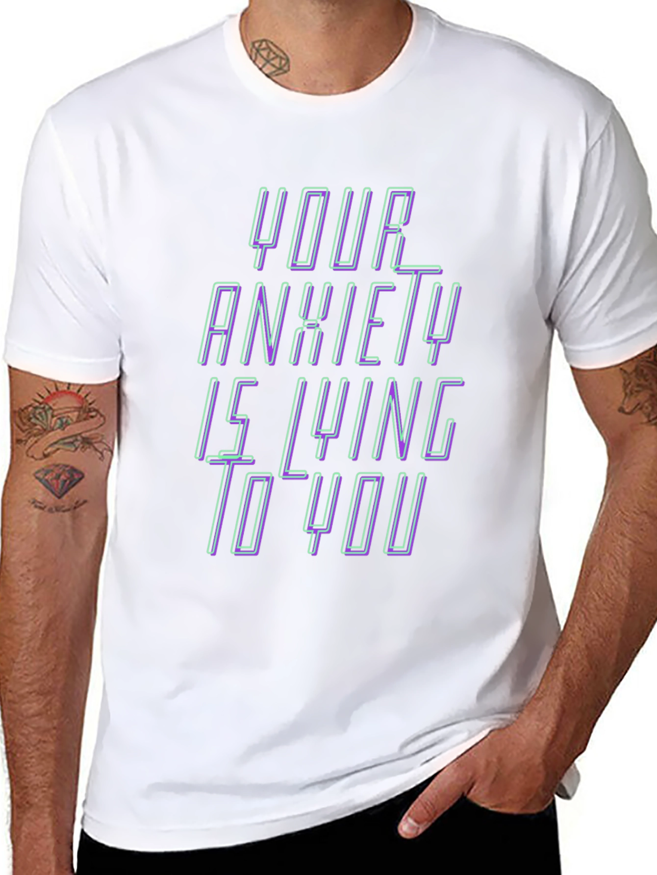 Anxiety Truth T-Shirt - Comfort Fit Bold Statement