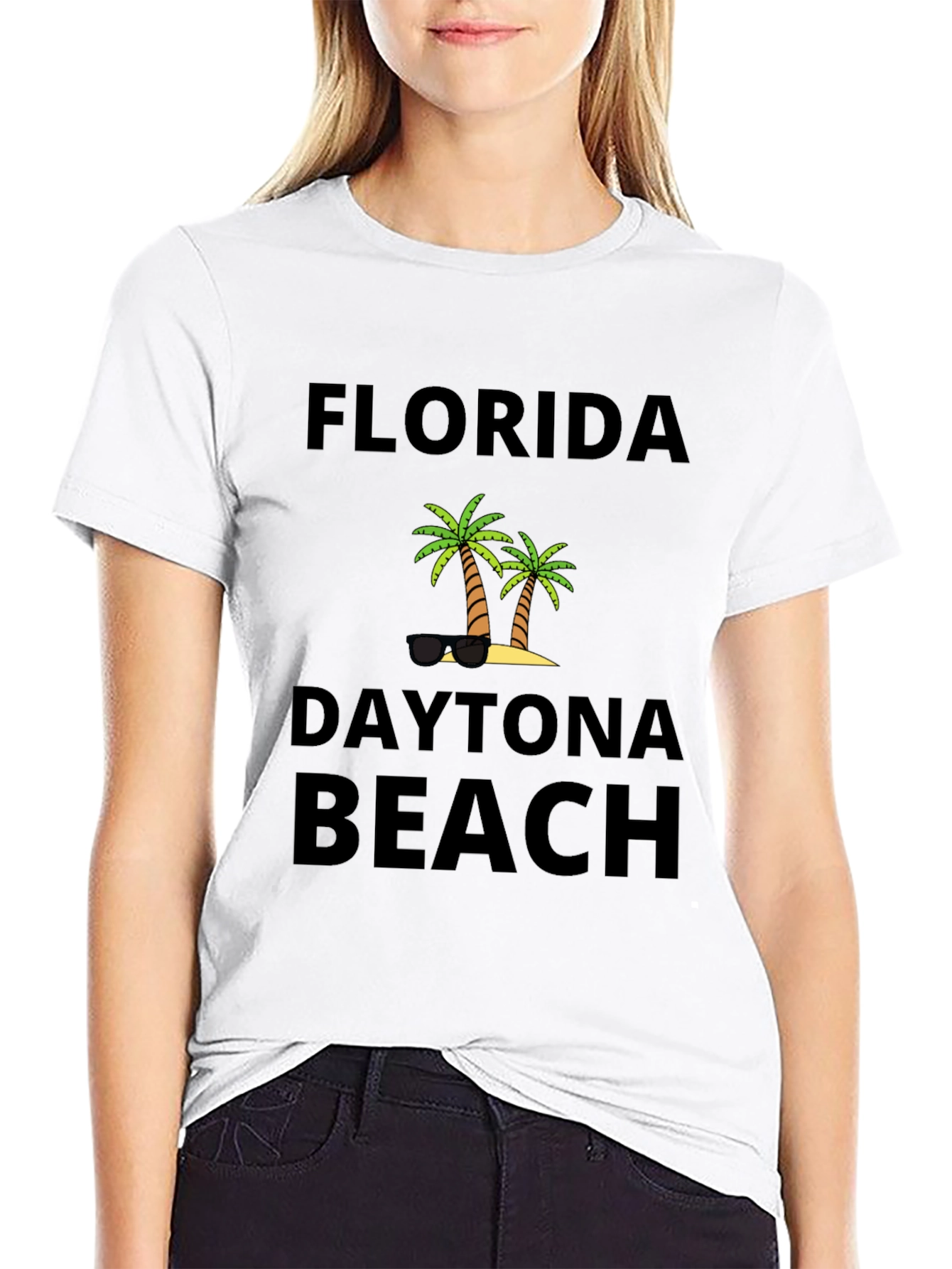 Florida Daytona Beach Palm Tree T-Shirt